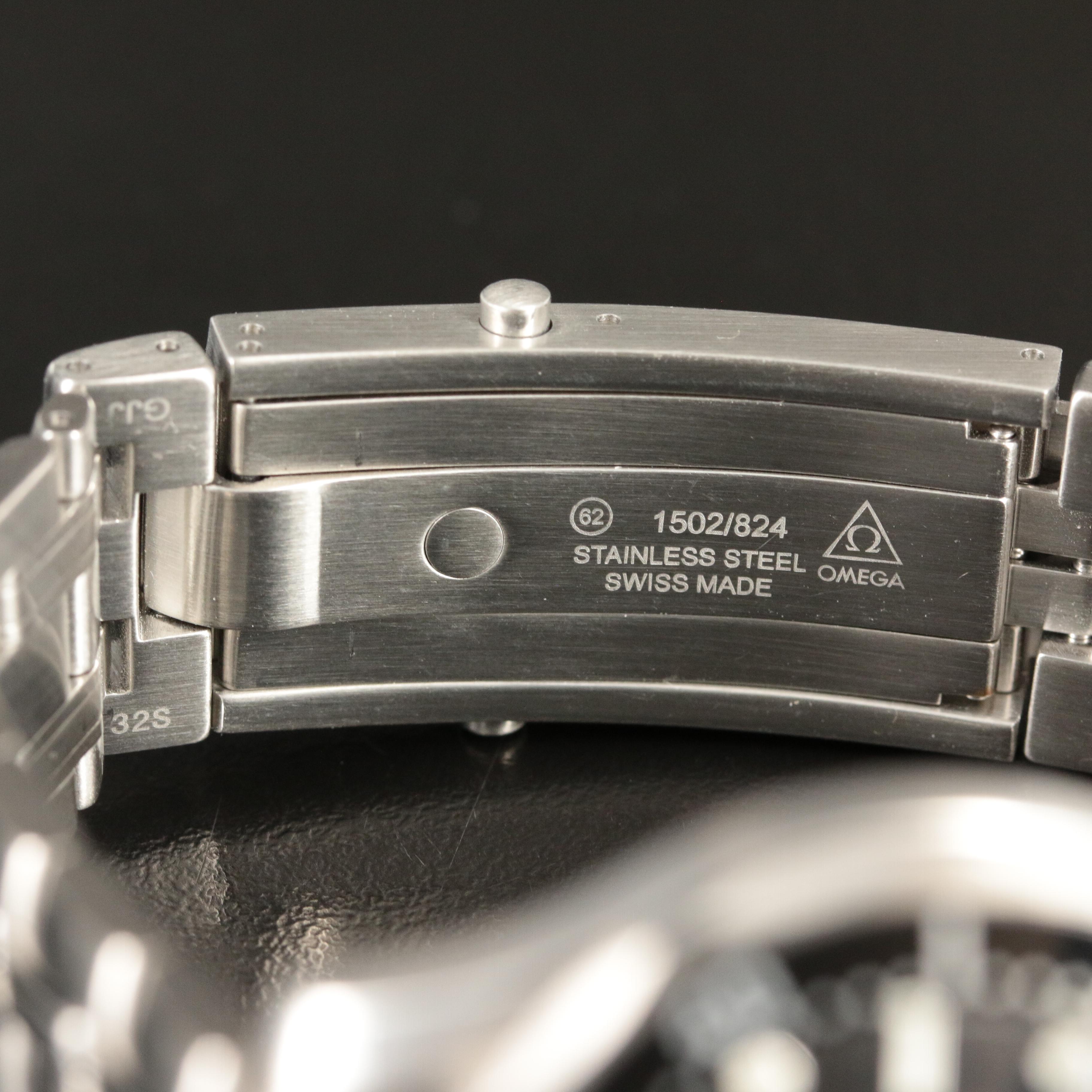 Omega Seamaster Diver 300M Mid-Size Steel Black Quartz Watch