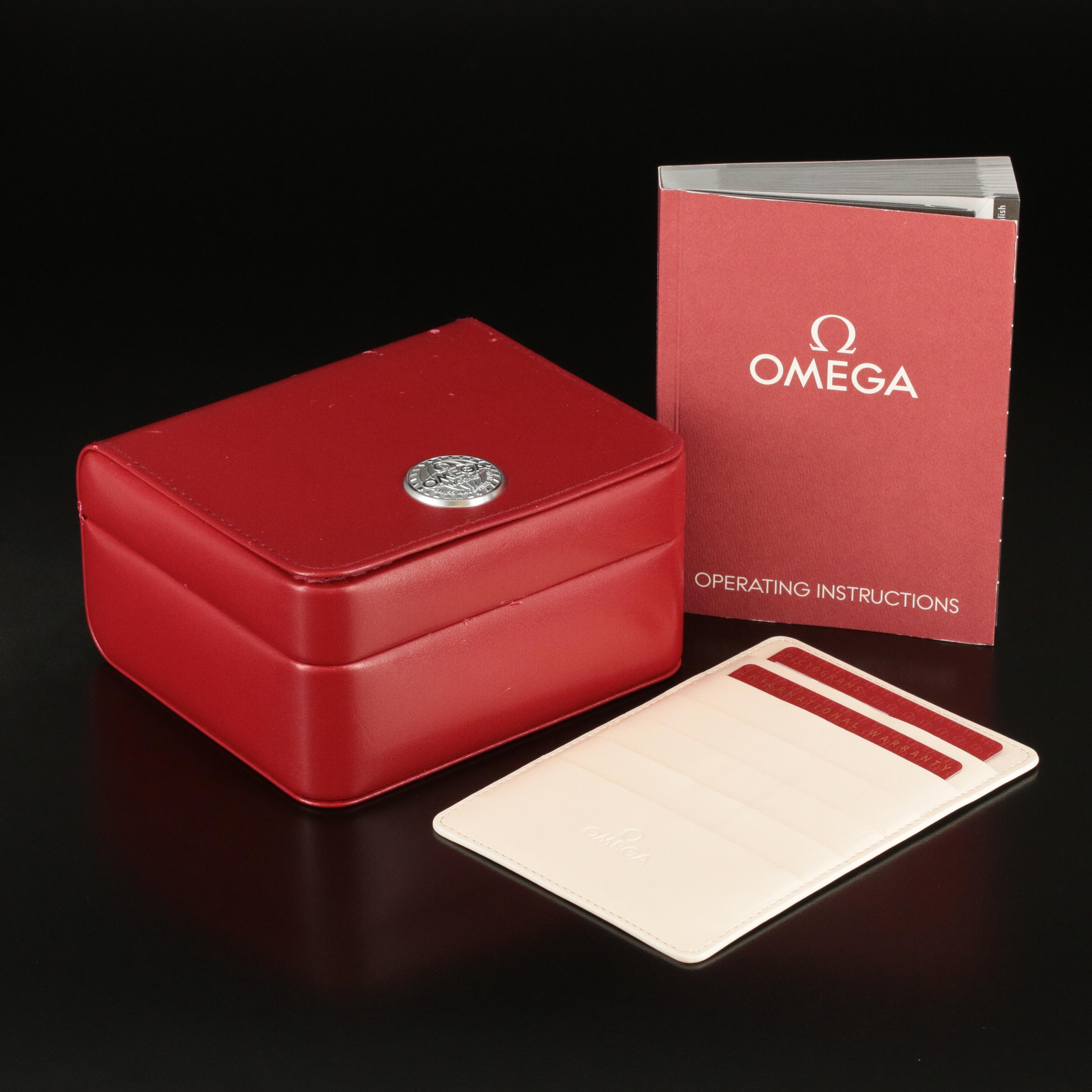 Omega Seamaster Diver 300M Mid-Size Steel Black Quartz Watch