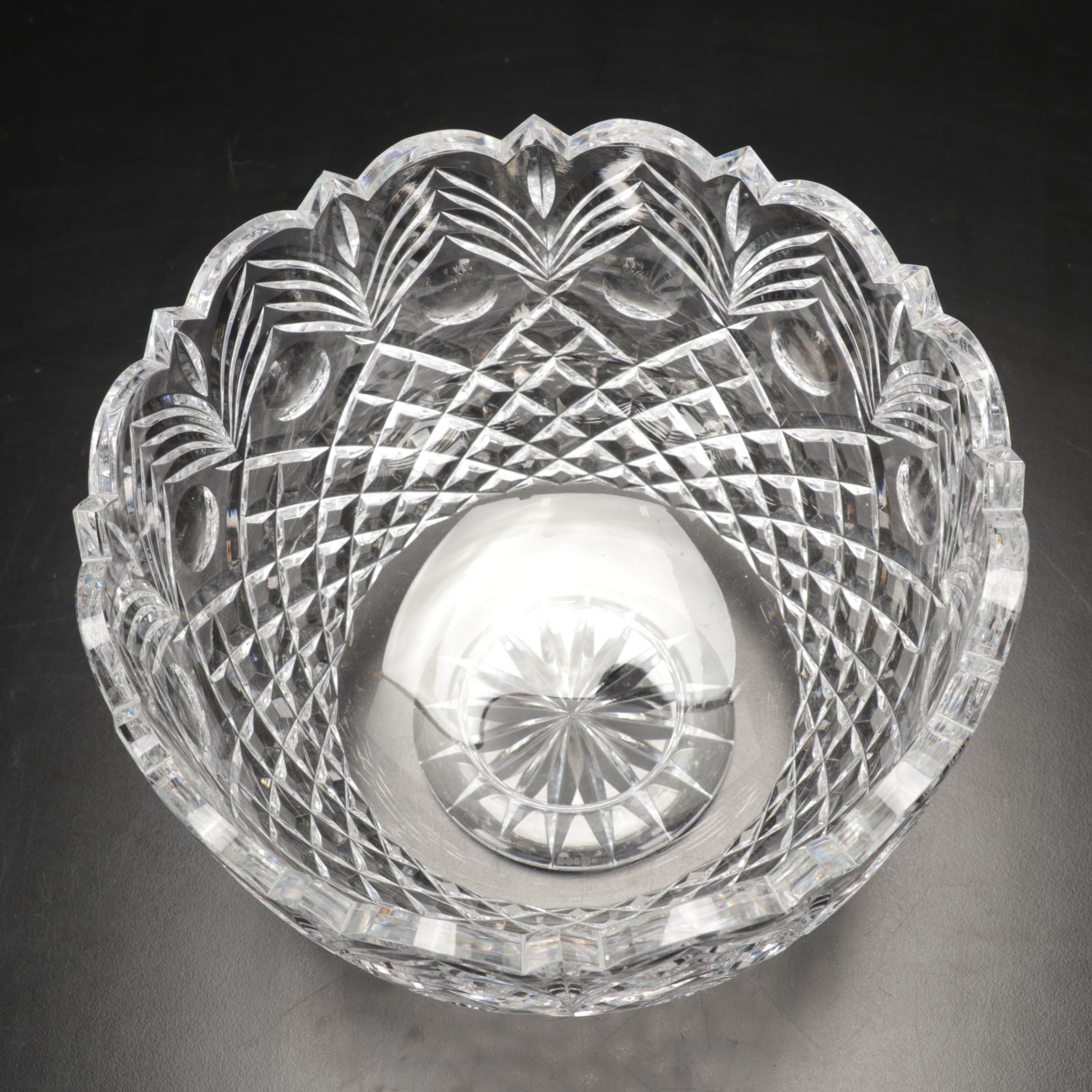 Waterford Crystal Master Cutter Footed Bowl