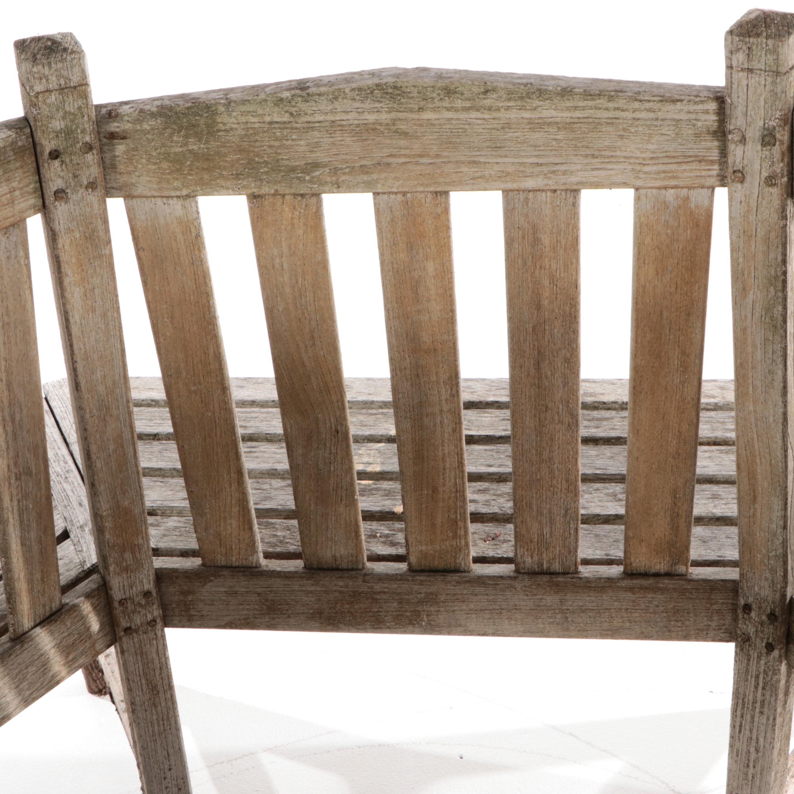 Two-Piece Gloster Slatted Teak Tree-Surround Garden Bench