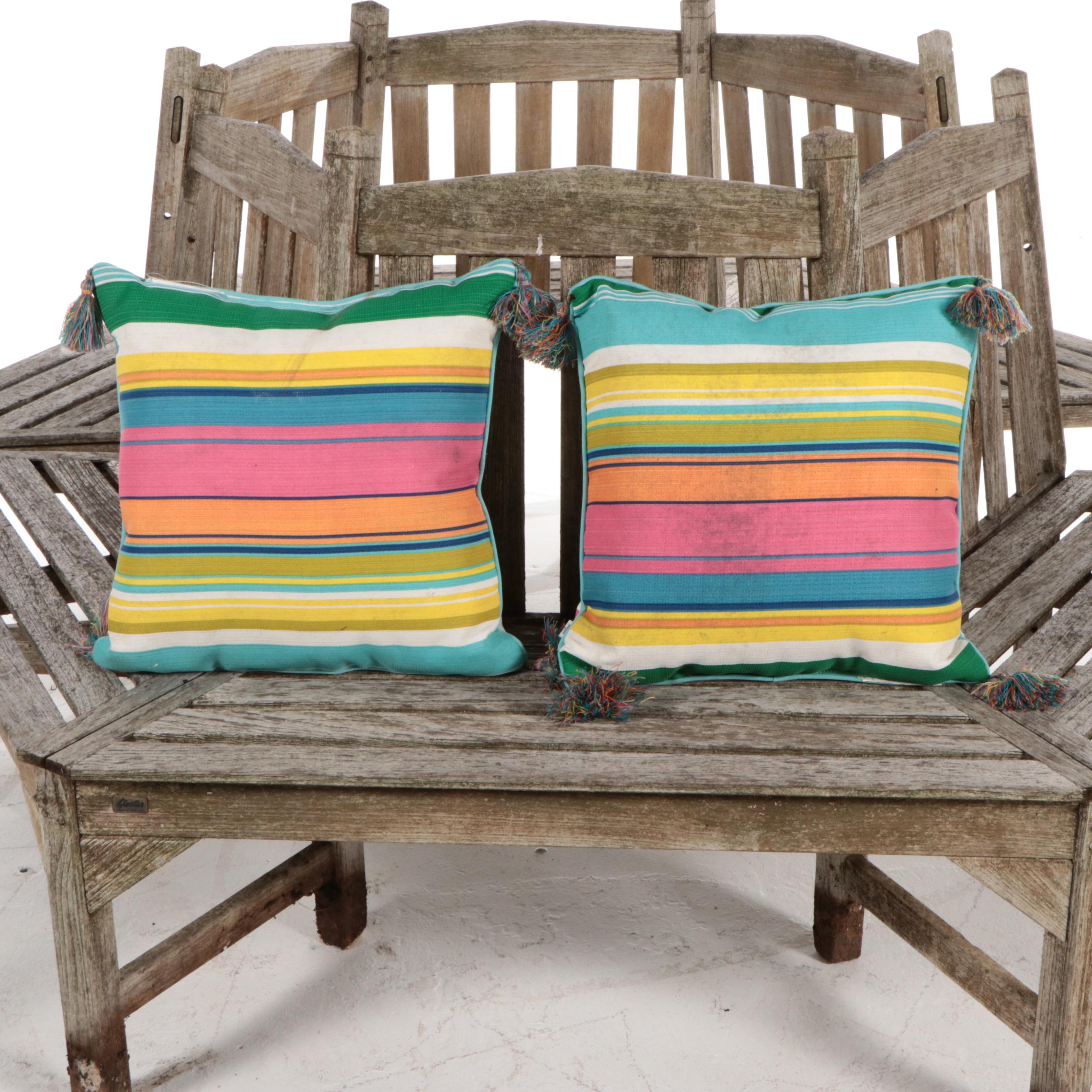 Two-Piece Gloster Slatted Teak Tree-Surround Garden Bench