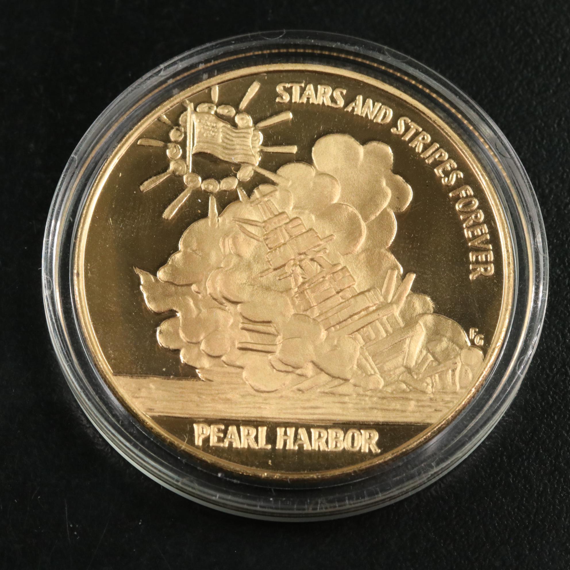 Set of Silver War Nickels and a 1991 Pearl Harbor 50th Anniversary Medal