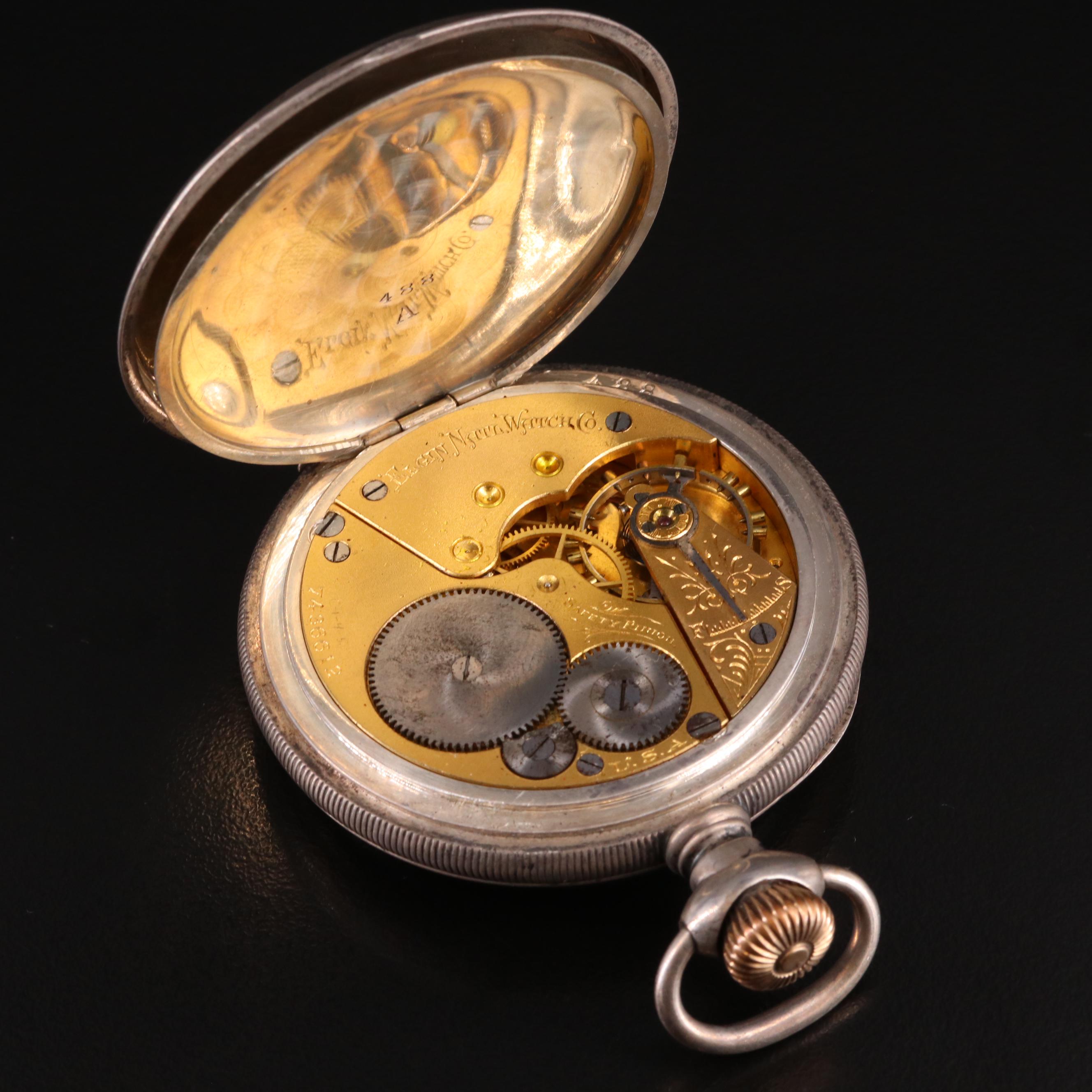 1898 Elgin and 1889 American Waltham Pocket Watches