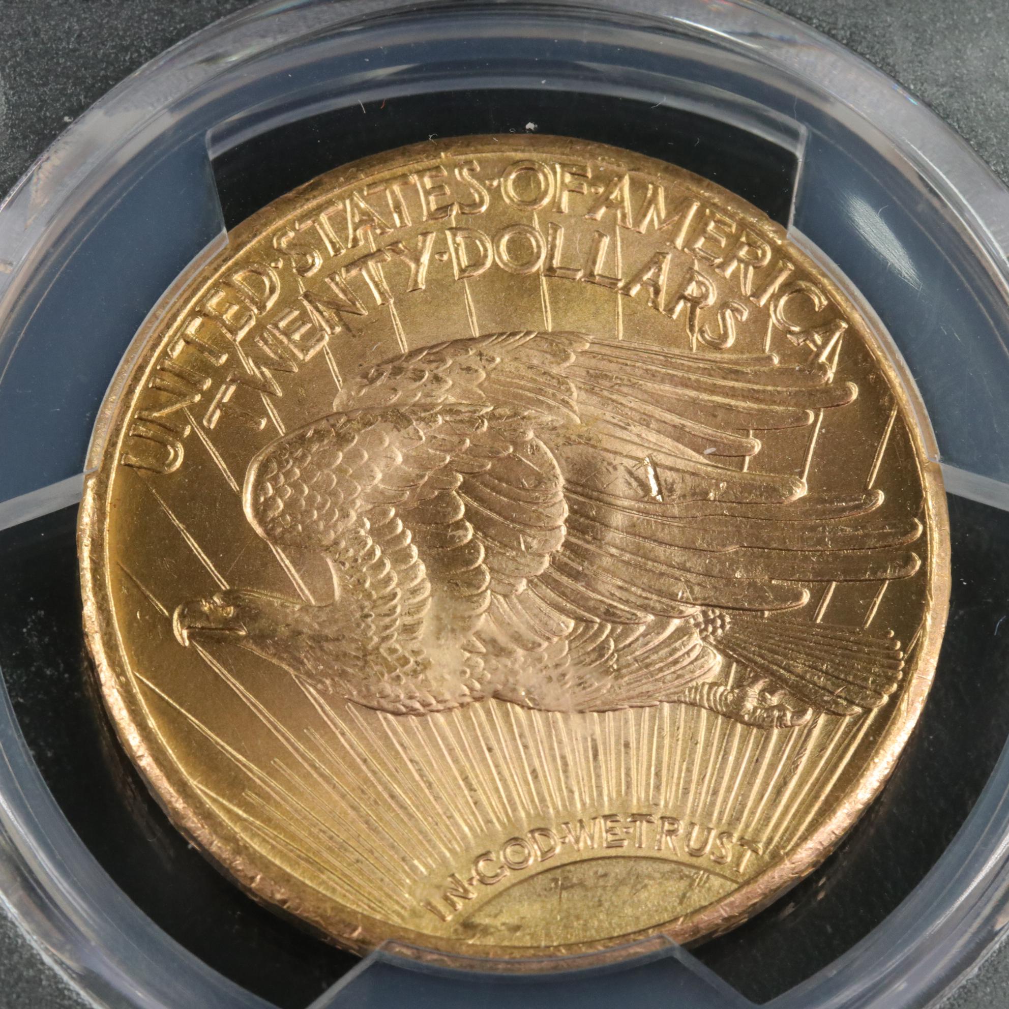 PCGS Graded MS65 1928 $20 Saint Gaudens Gold Coin