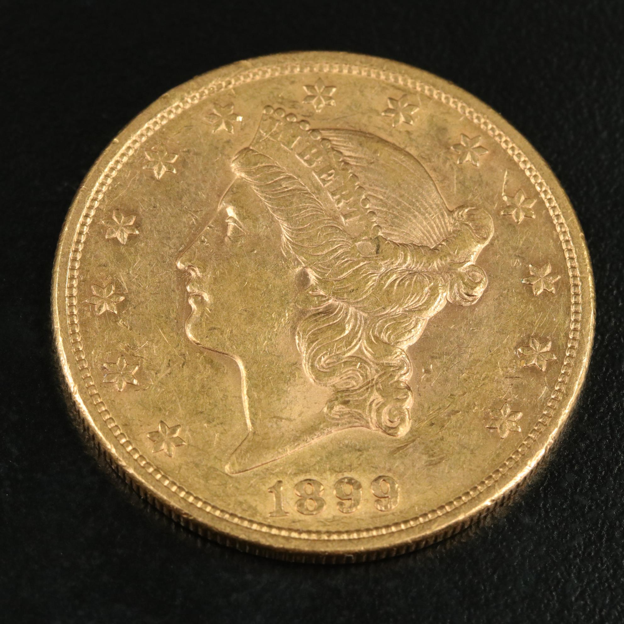 1899 Liberty Head $20 Gold Double Eagle