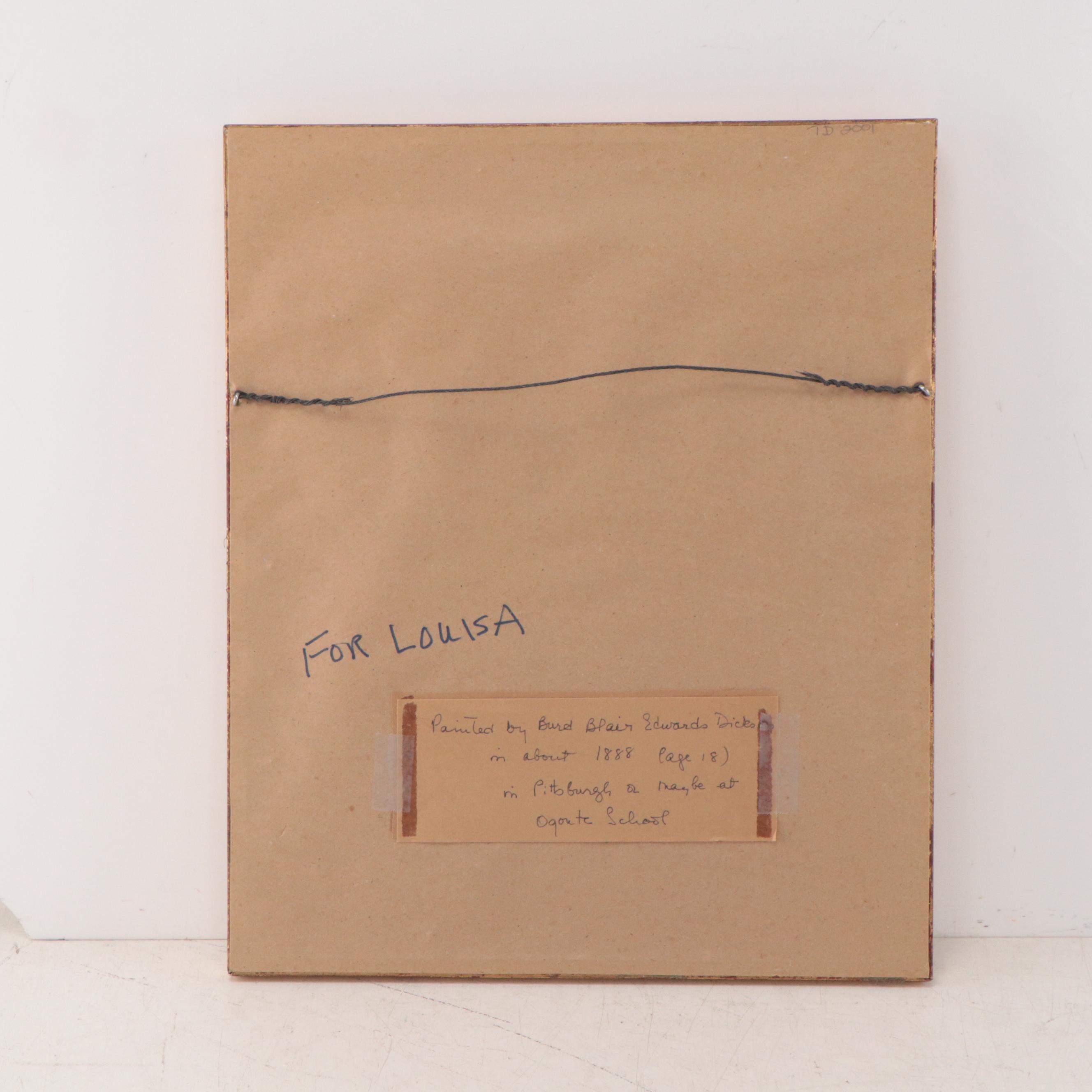 Set of Botanical Watercolor Paintings