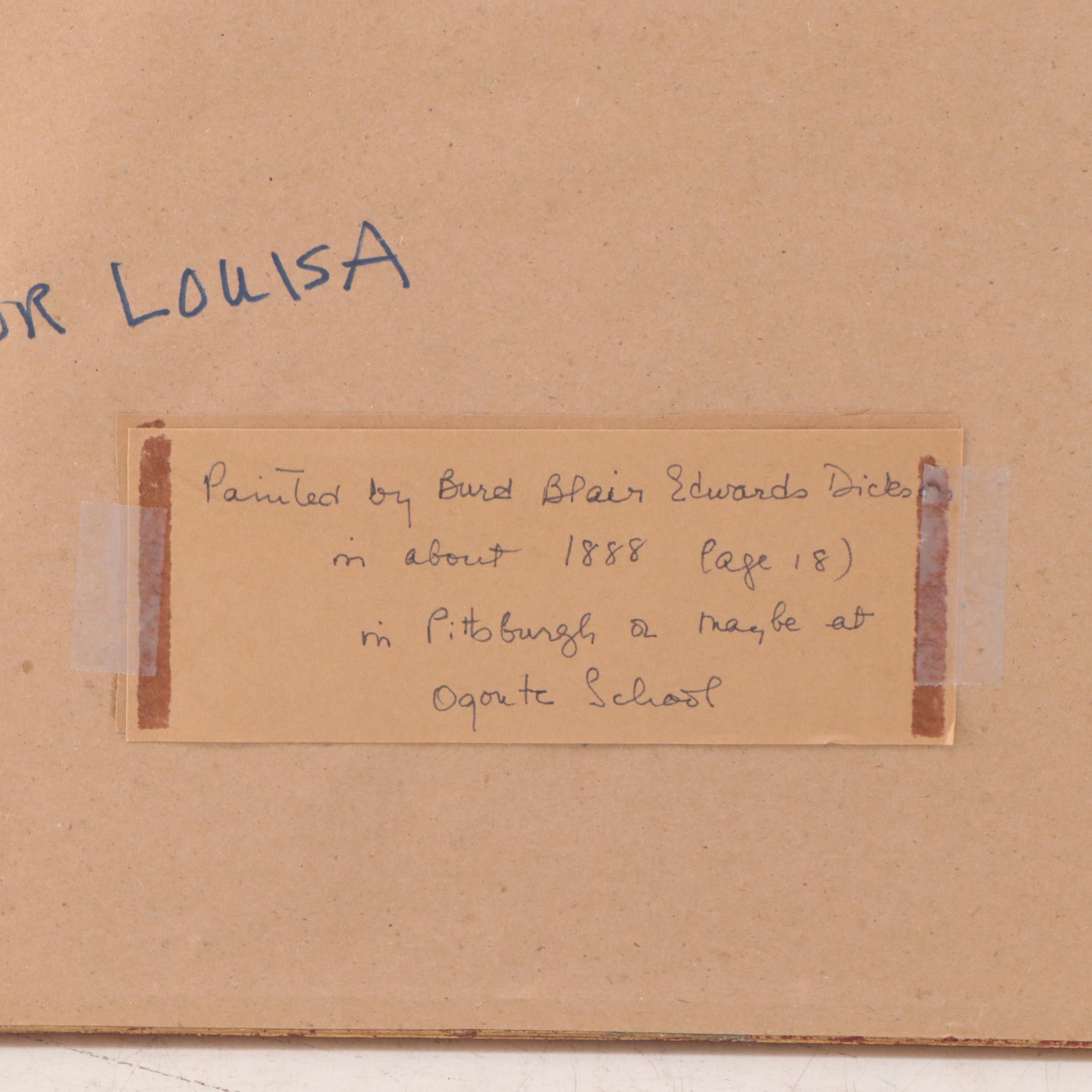 Set of Botanical Watercolor Paintings