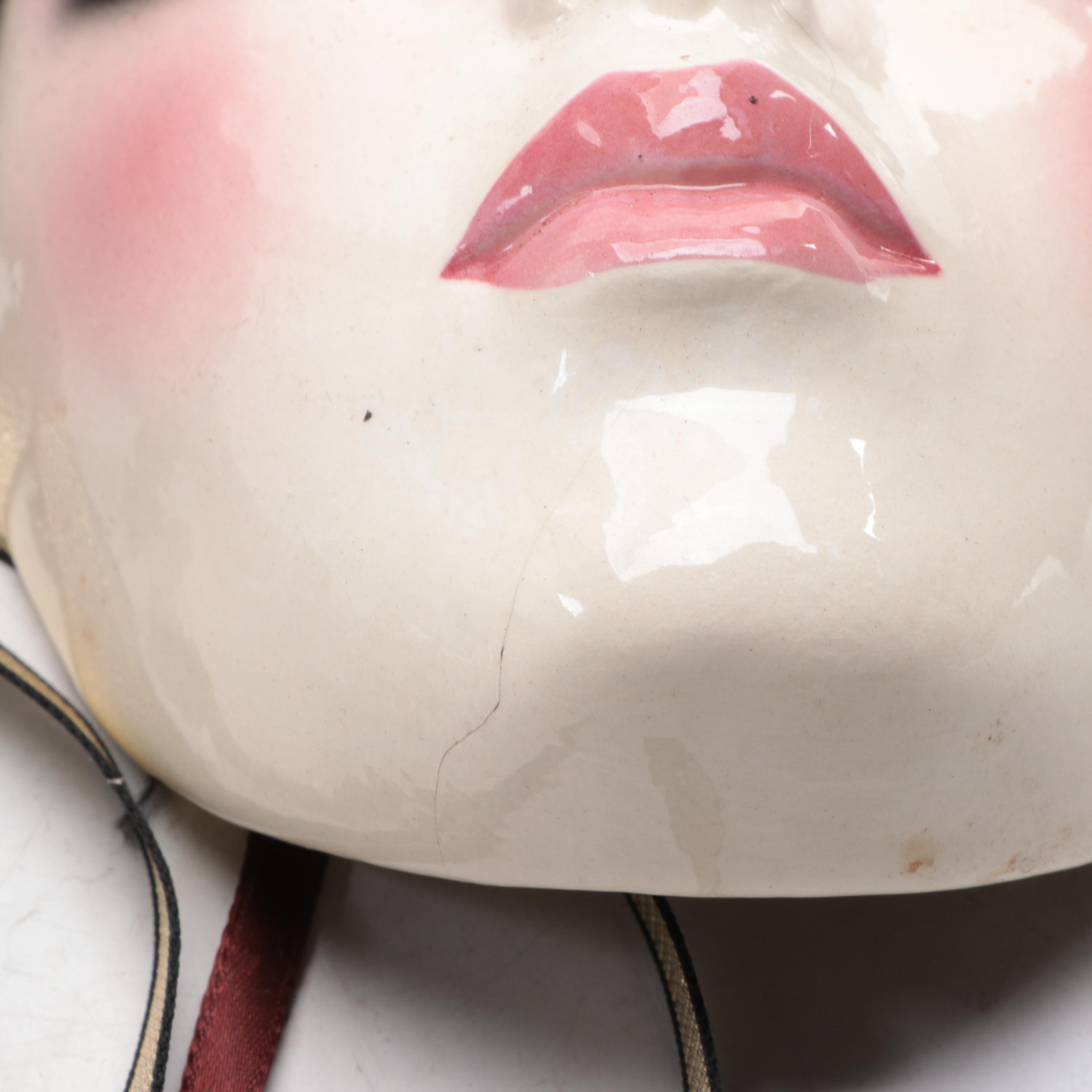 Mardi Gras Inspired Ceramic Masks