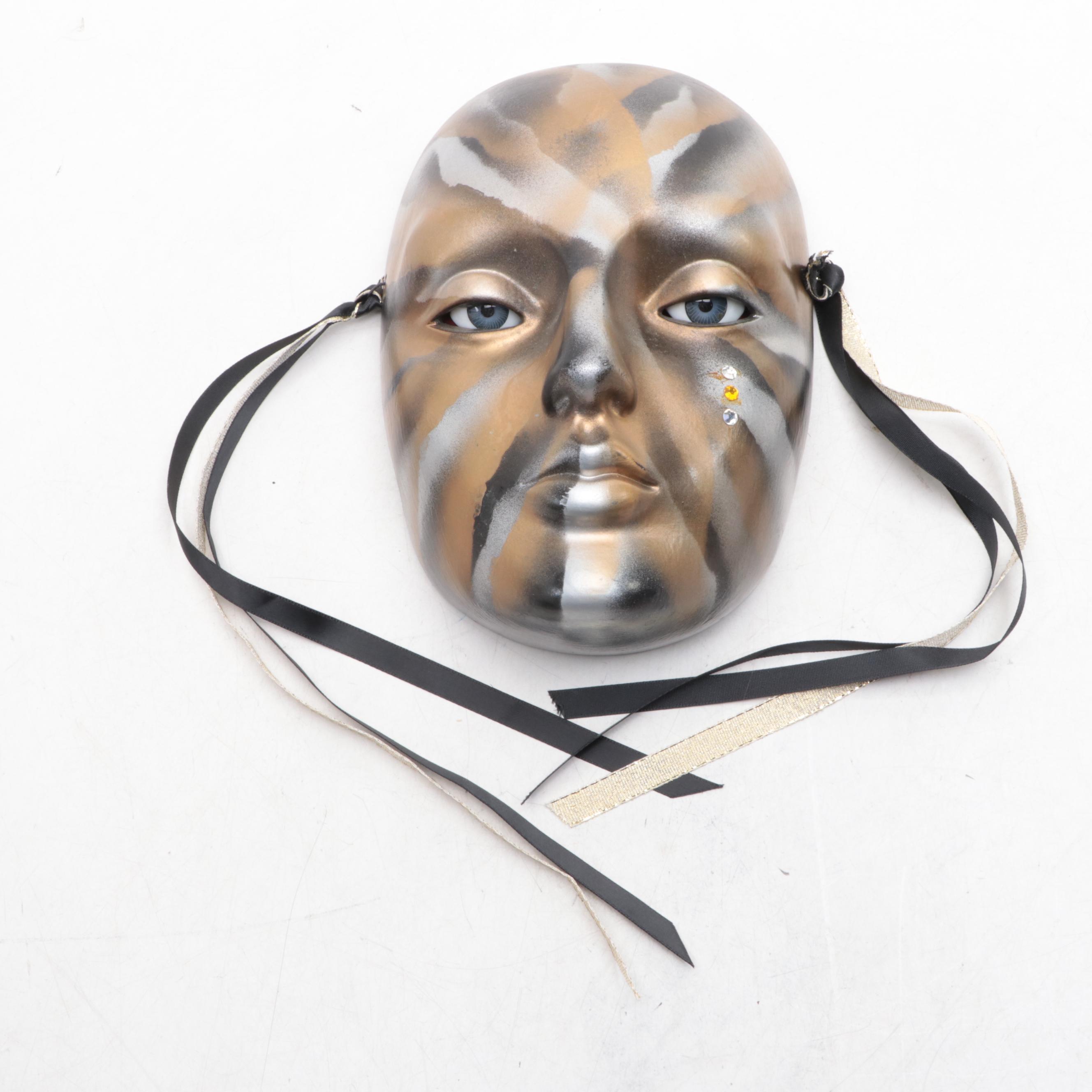 Mardi Gras Inspired Ceramic Masks