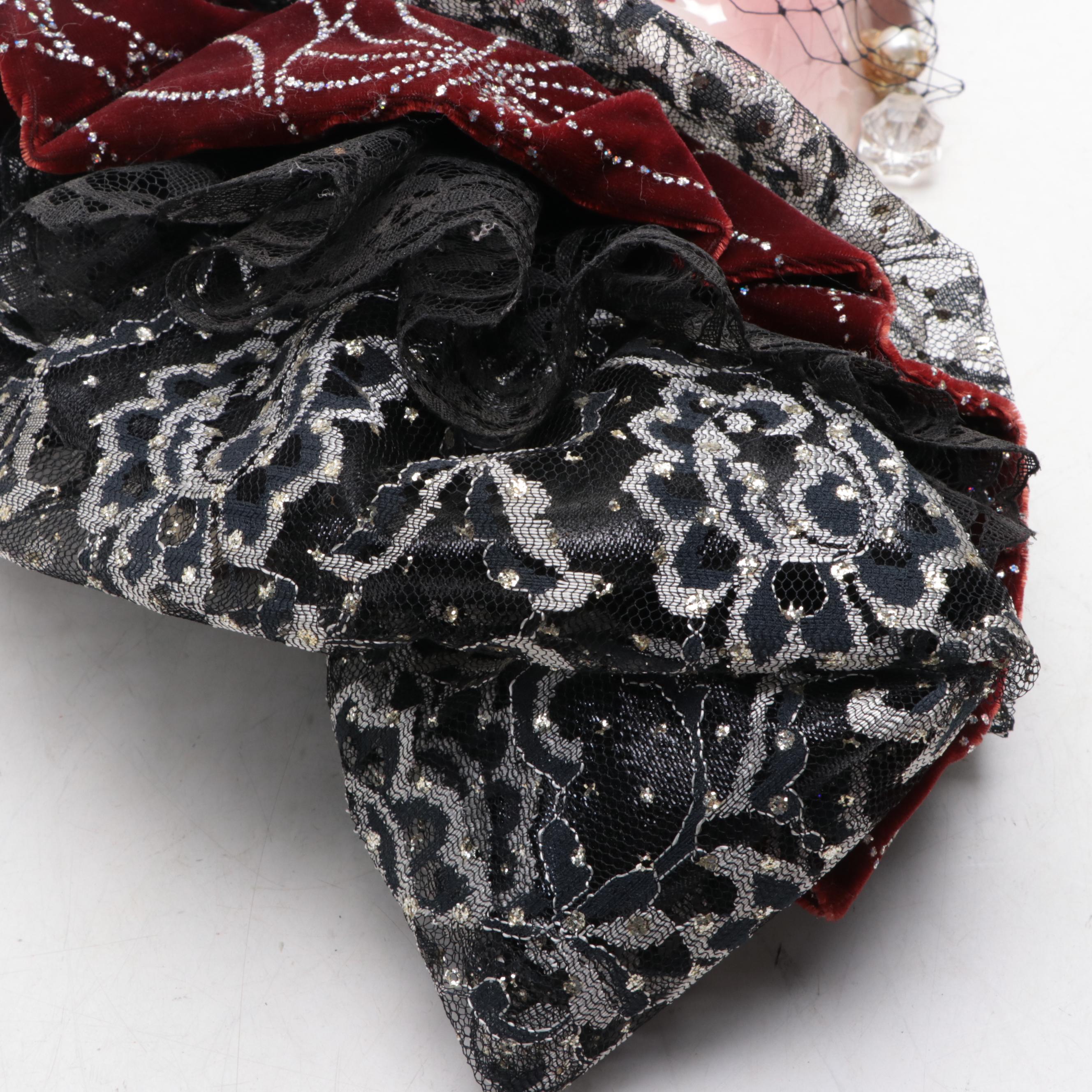 Mardi Gras Inspired Ceramic Masks