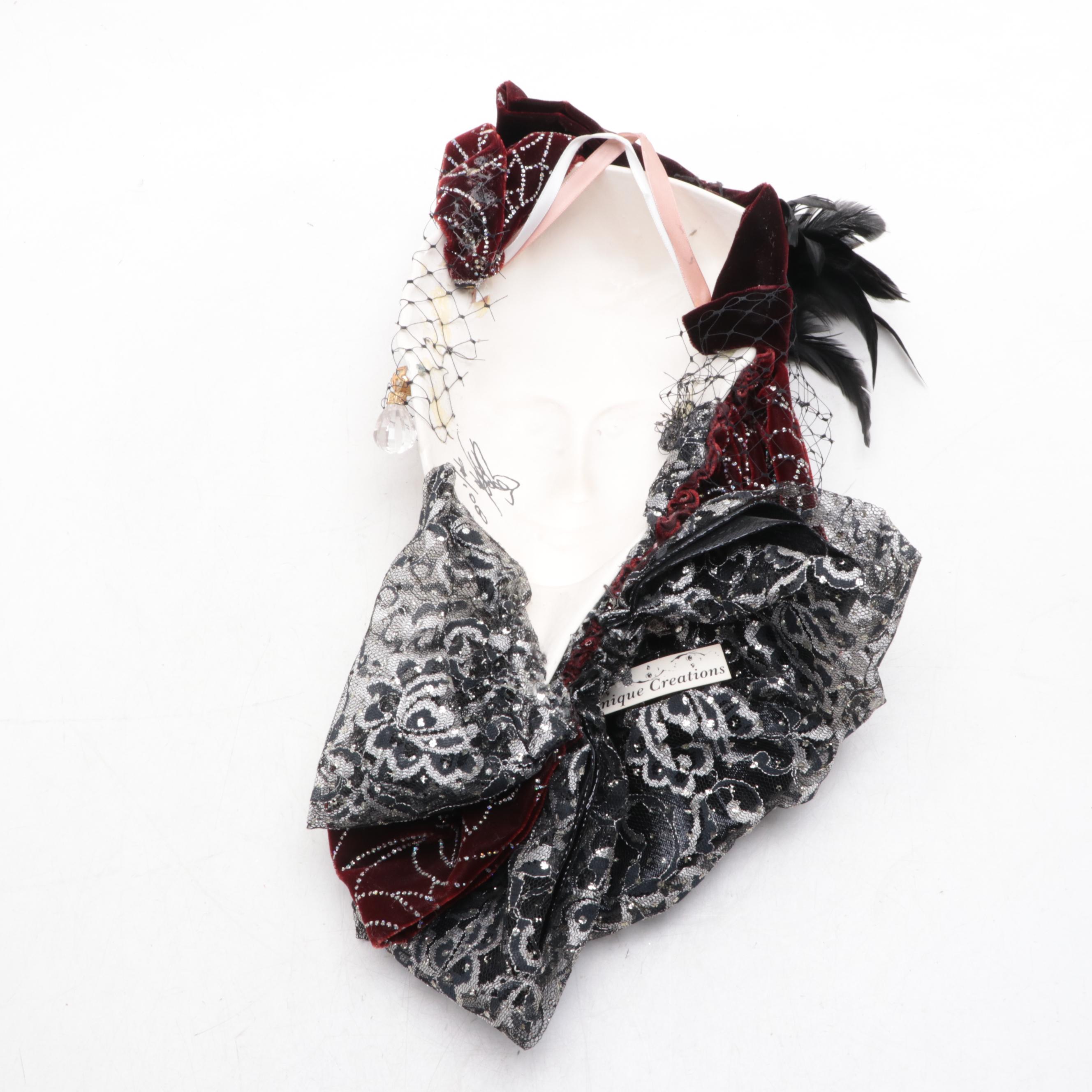 Mardi Gras Inspired Ceramic Masks