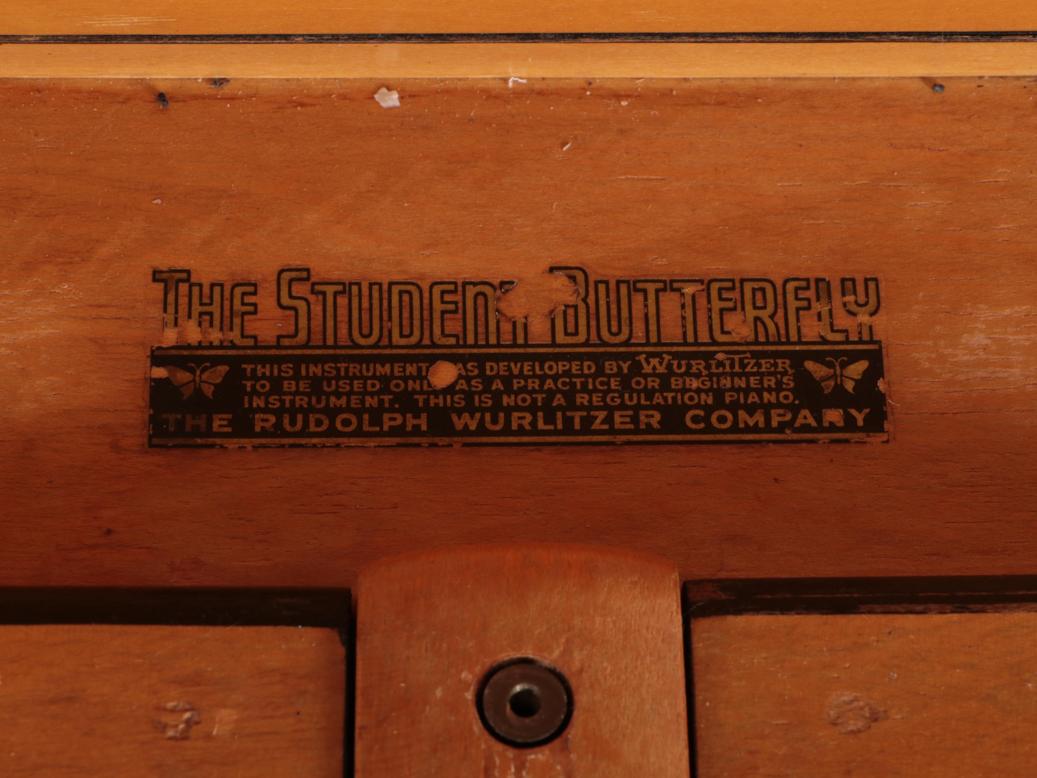 Wurlitzer Student Butterfly Child's Piano