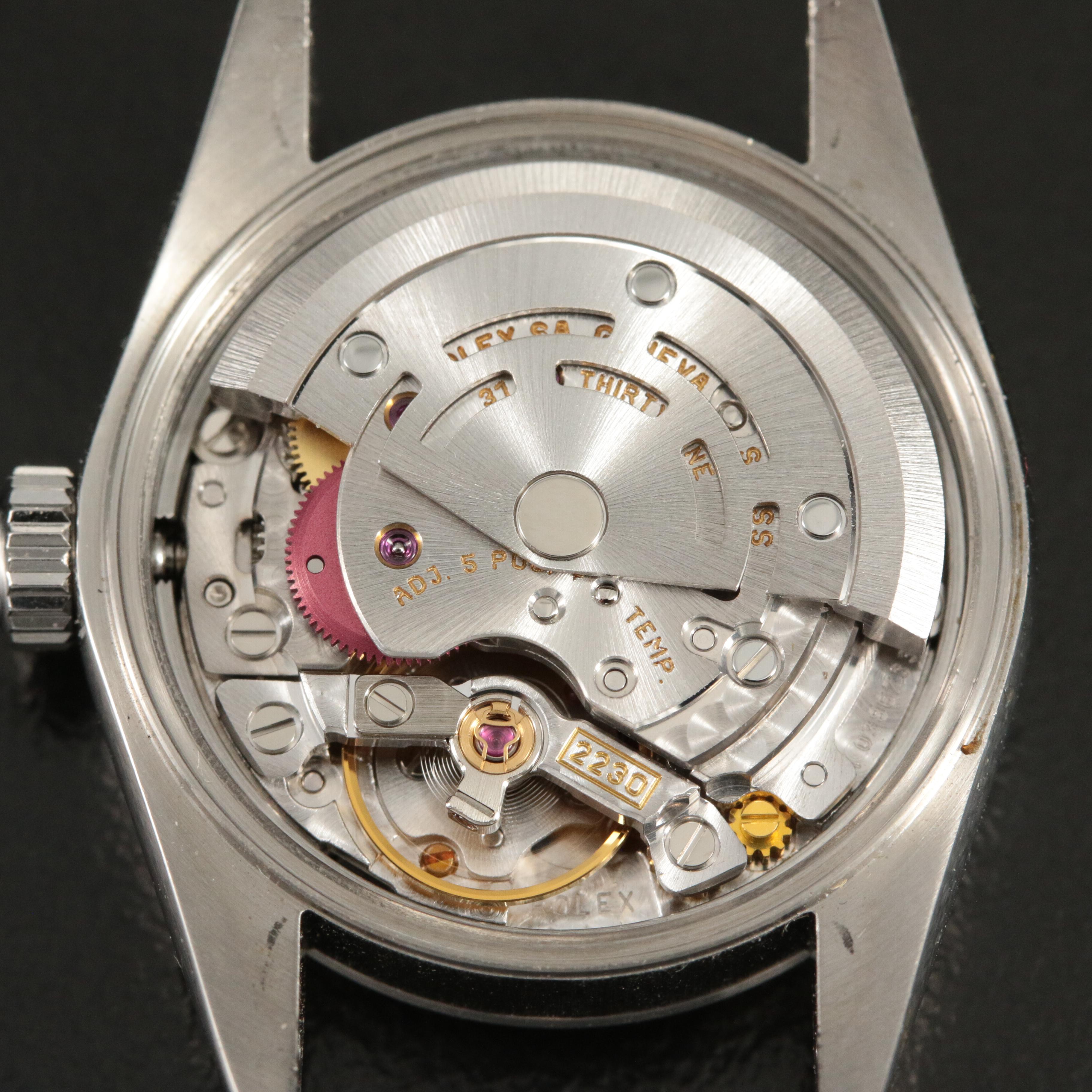 1999 Rolex Oyster Perpetual Blue Dial Watch