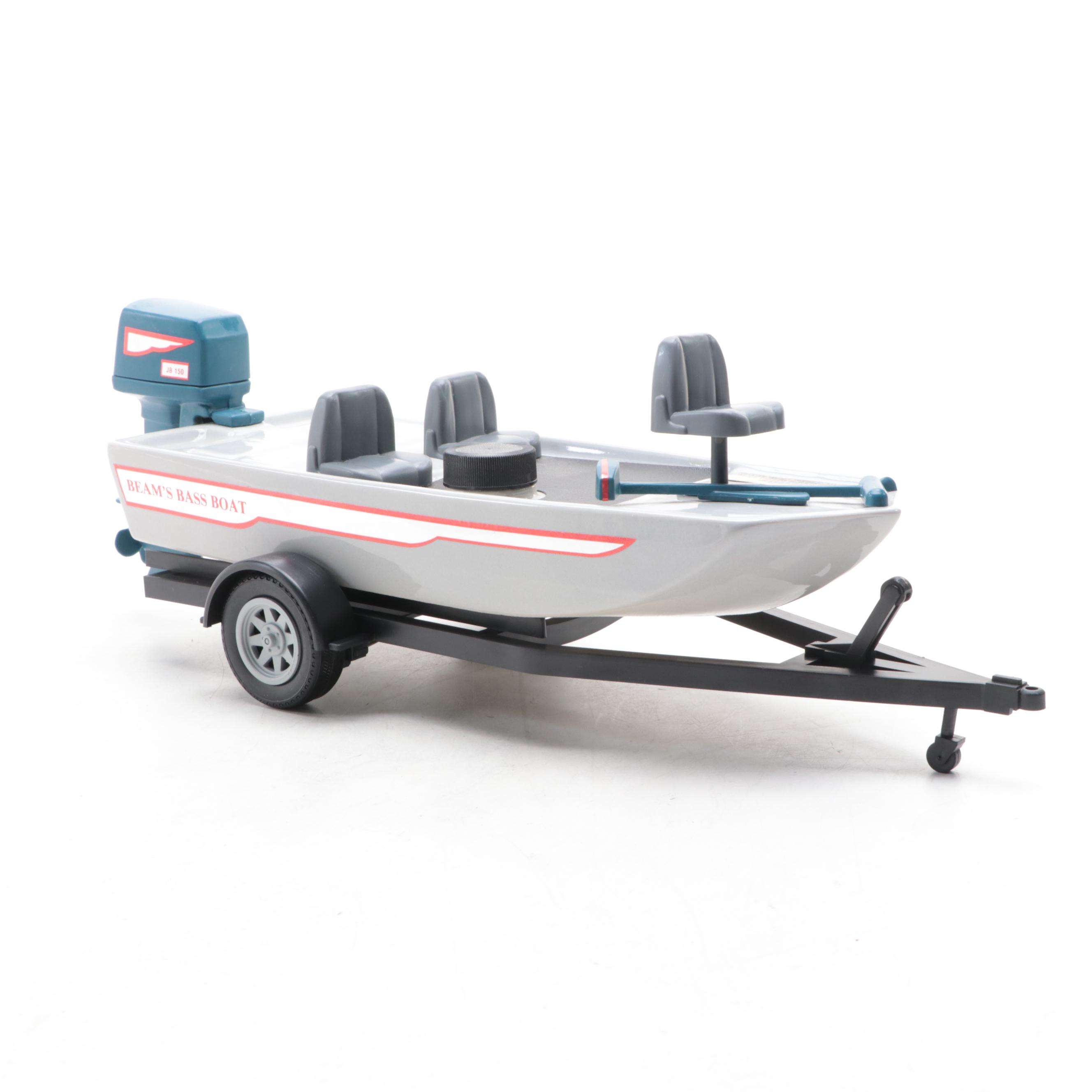 Regal China Jim Beam Bass Boat Ceramic Decanter