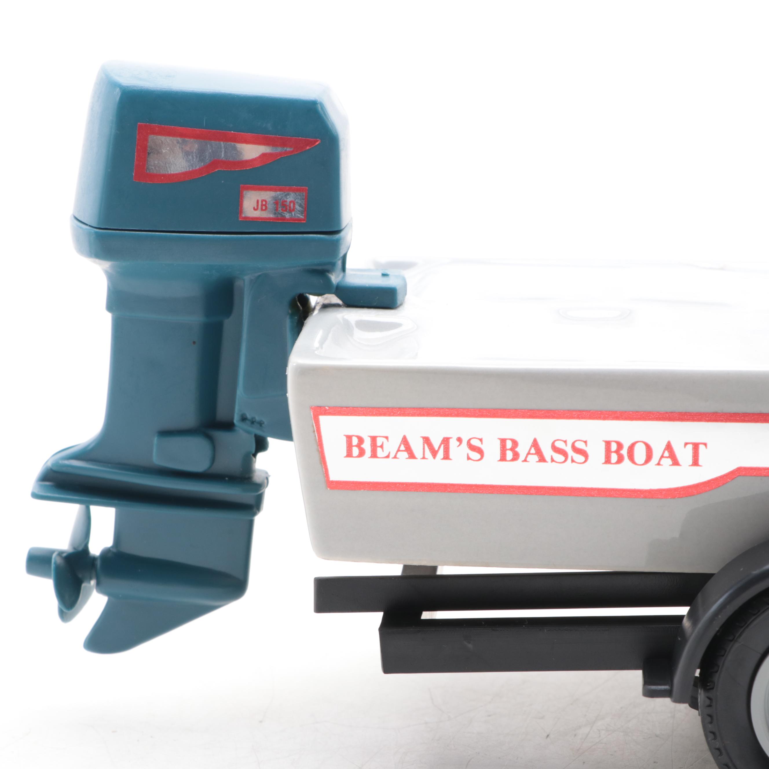 Regal China Jim Beam Bass Boat Ceramic Decanter