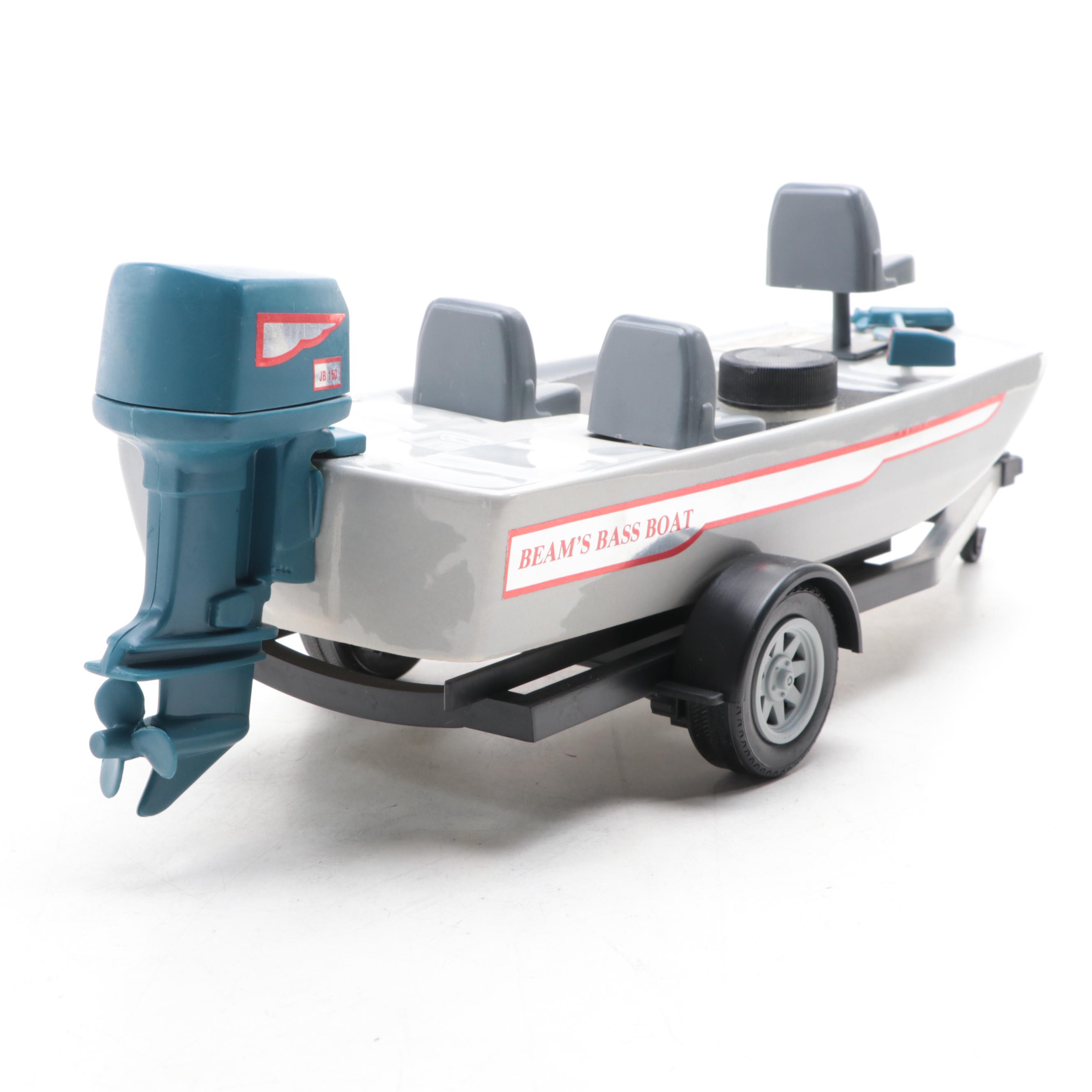 Regal China Jim Beam Bass Boat Ceramic Decanter