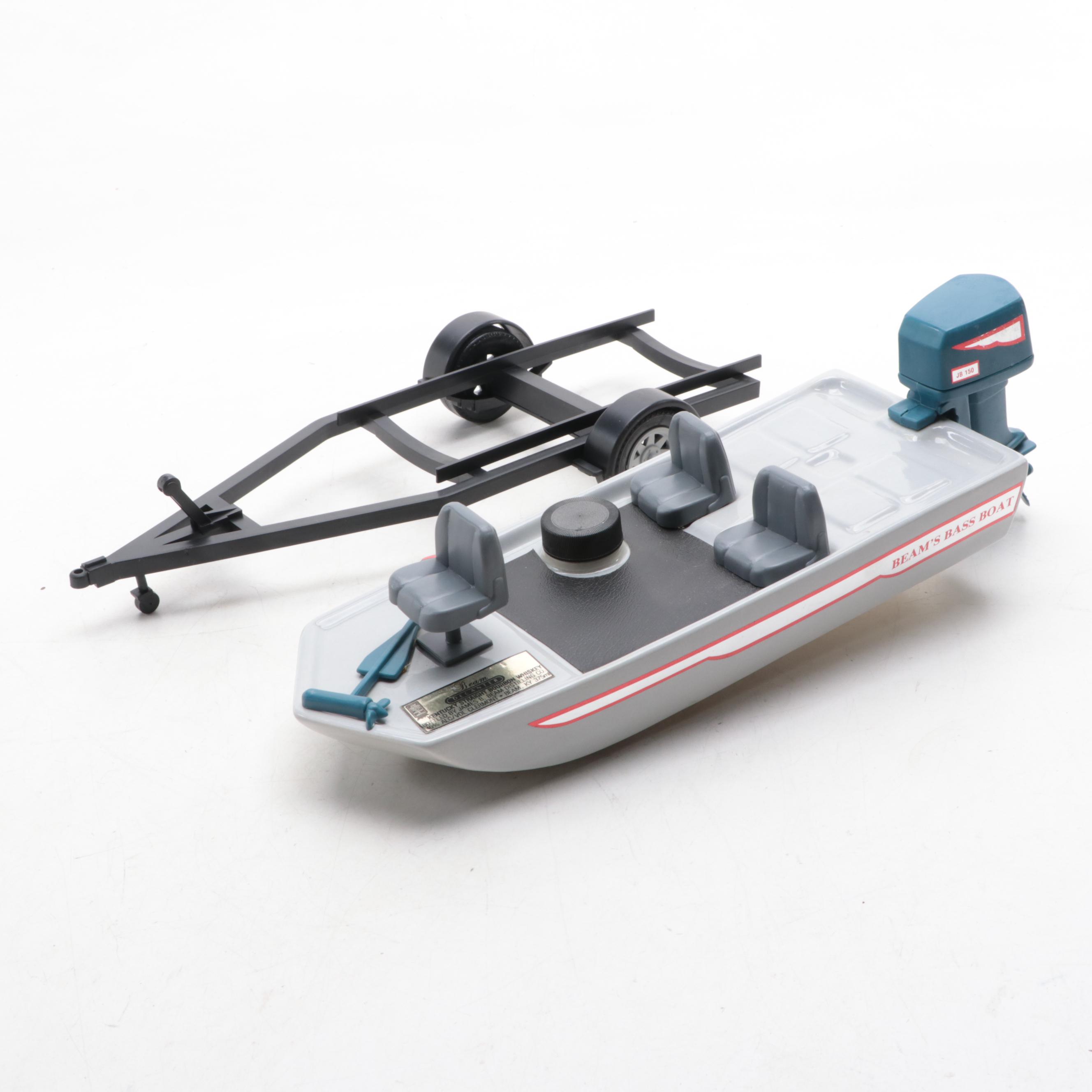 Regal China Jim Beam Bass Boat Ceramic Decanter