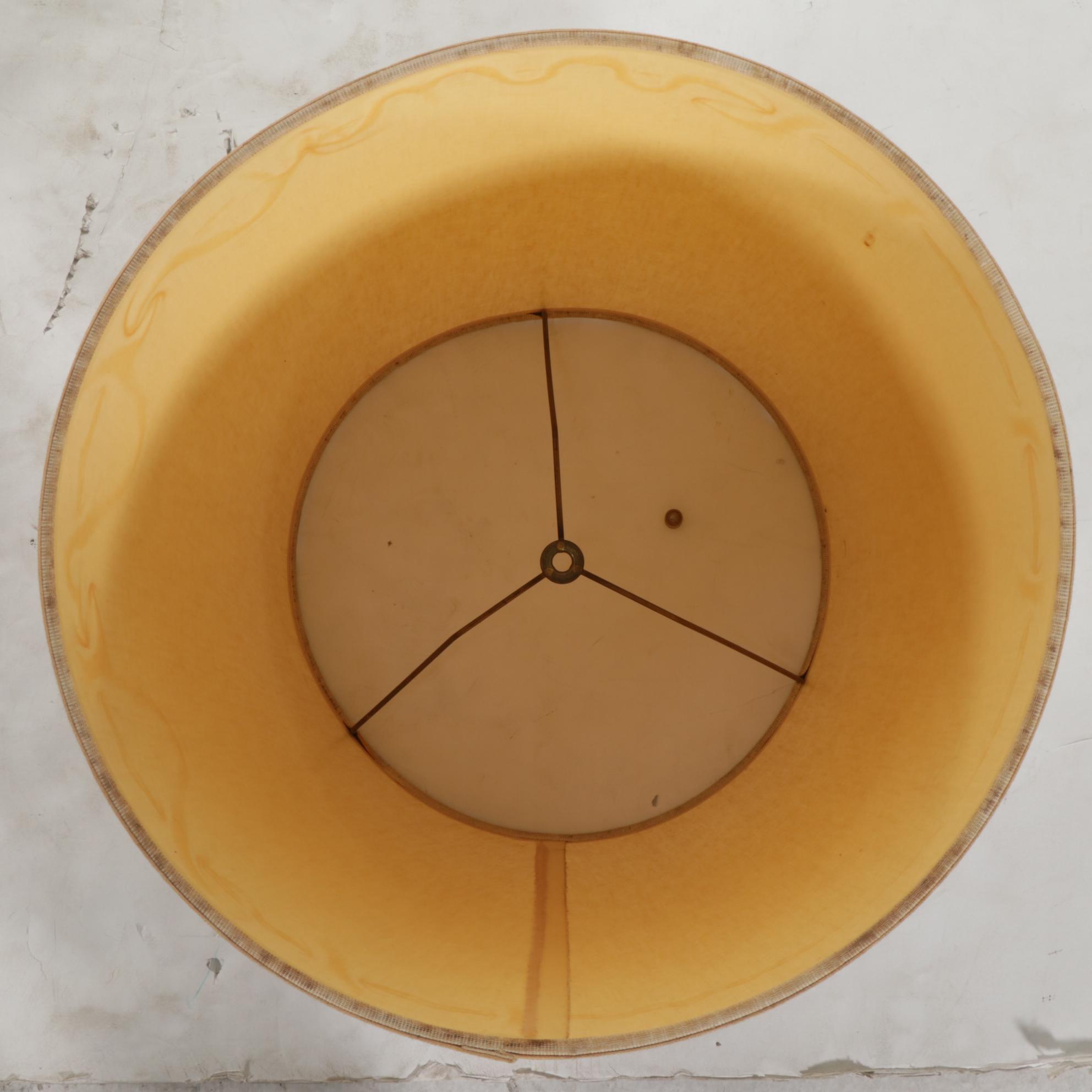 Italian Mid Century Modern Ceramic Bowling Pin Table Lamp, 1960s