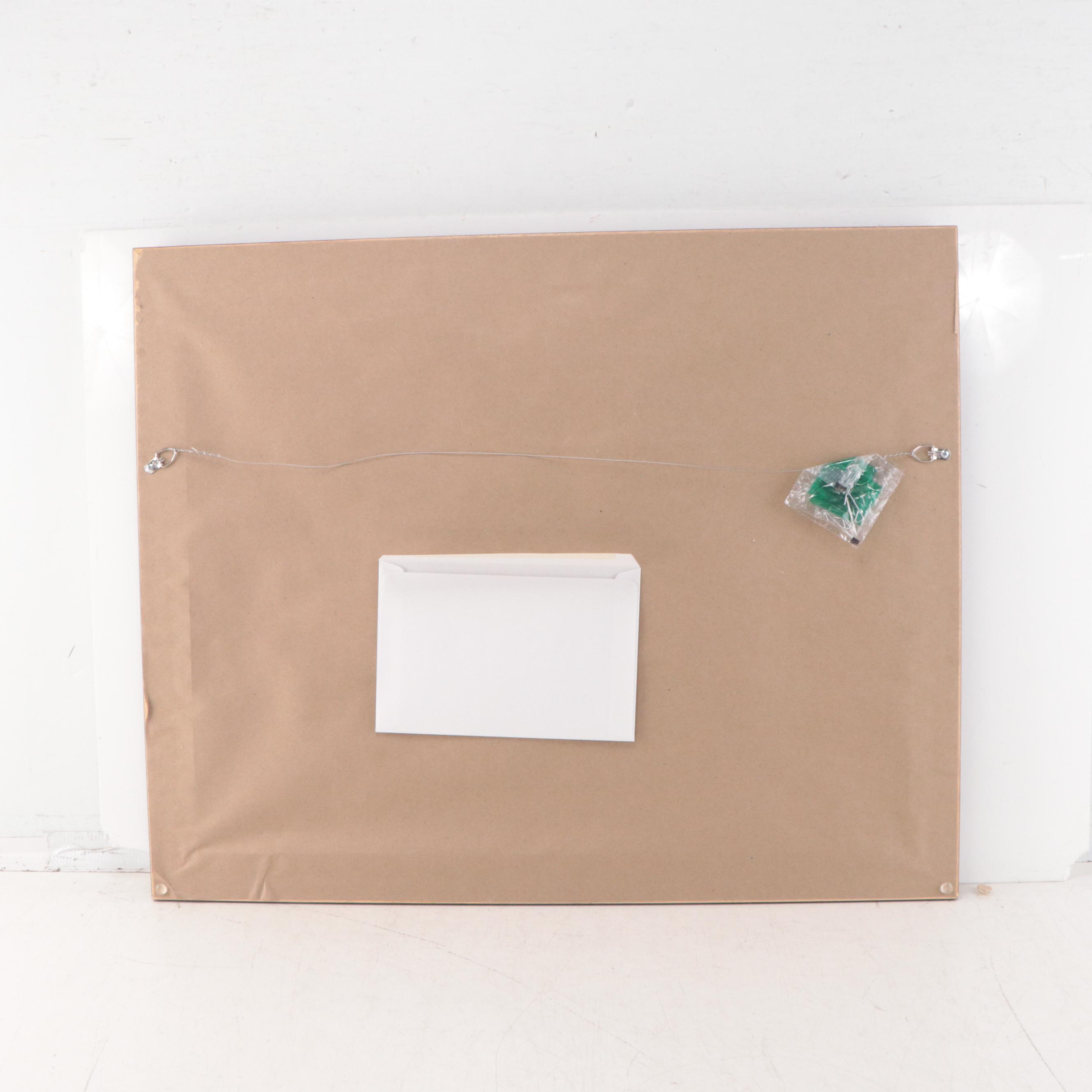 Charley Harper Serigraph "Pelican in a Downpour"