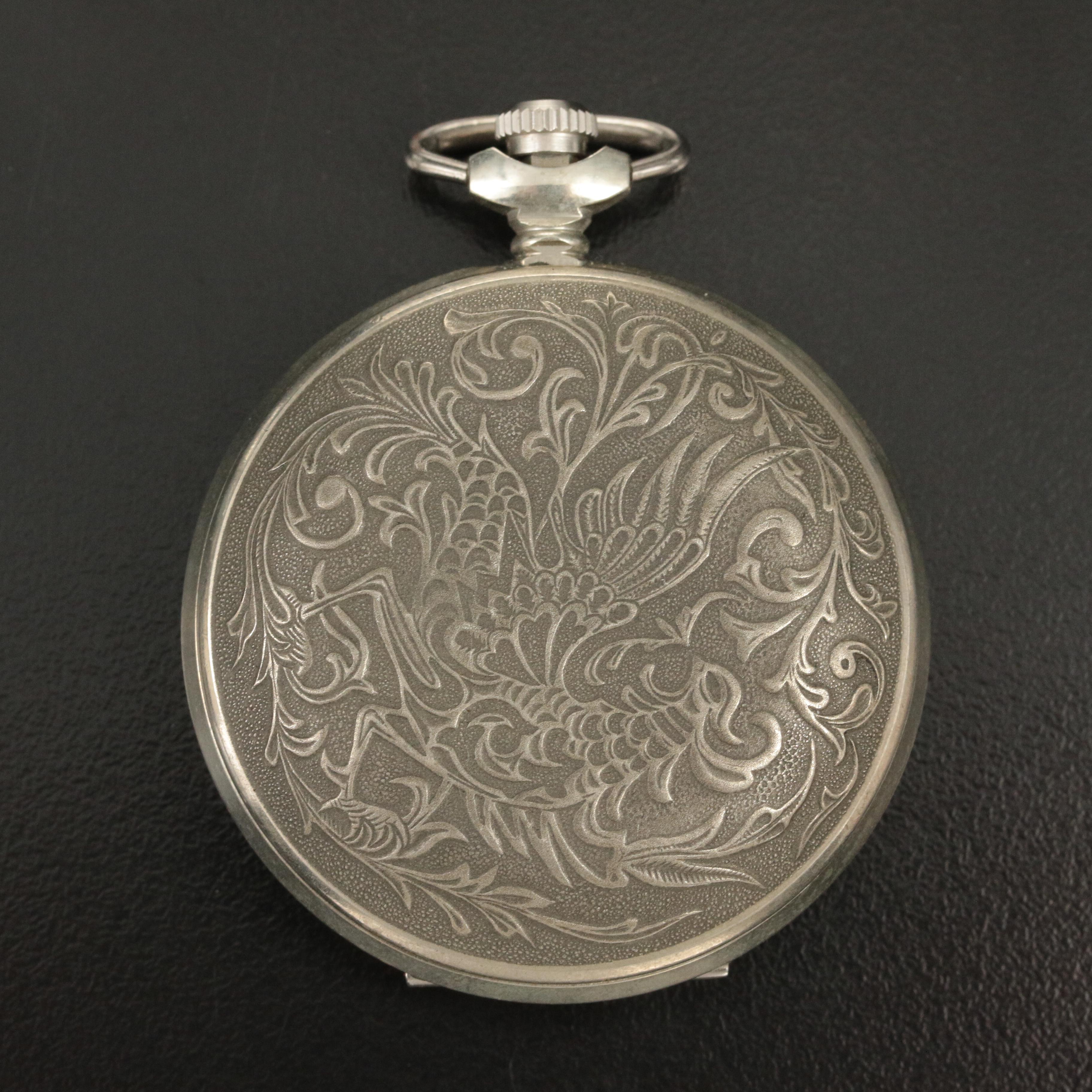 Molnija Russian-Made Pocket Watch and Swiss Gallet 30 Minute Stop Watch