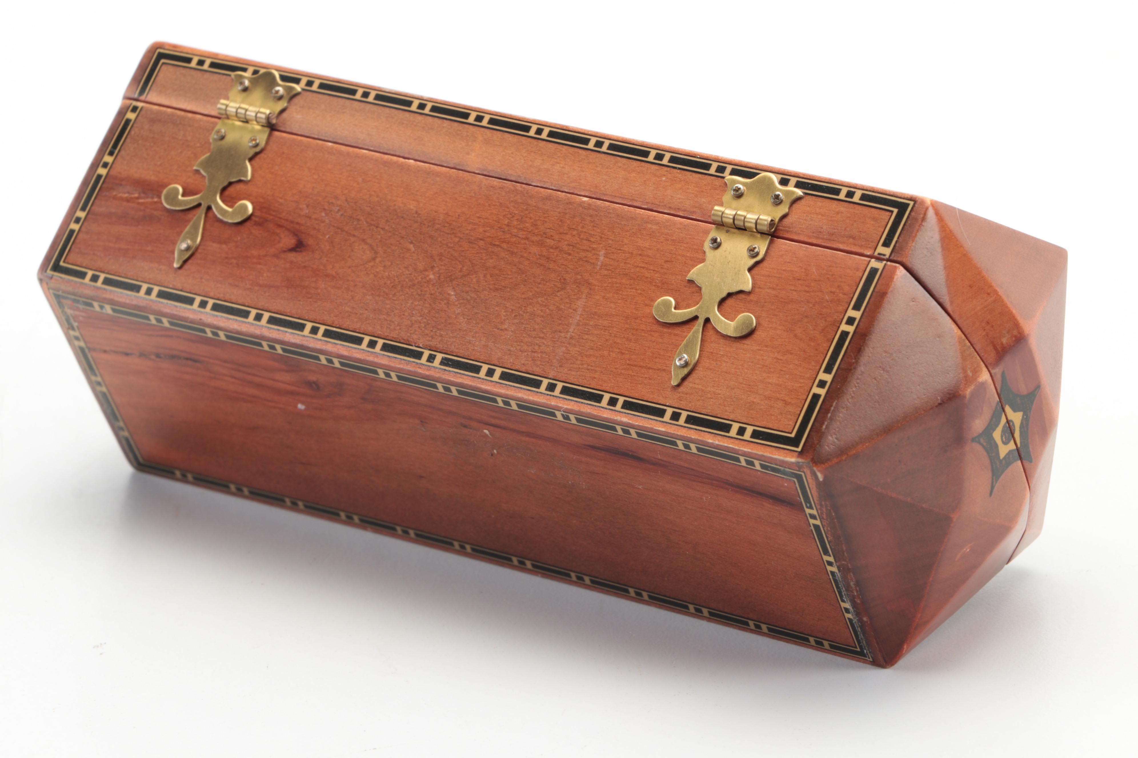 Da Vinci Code "Cryptex" Cylindrical Lock Box with Presentation Box