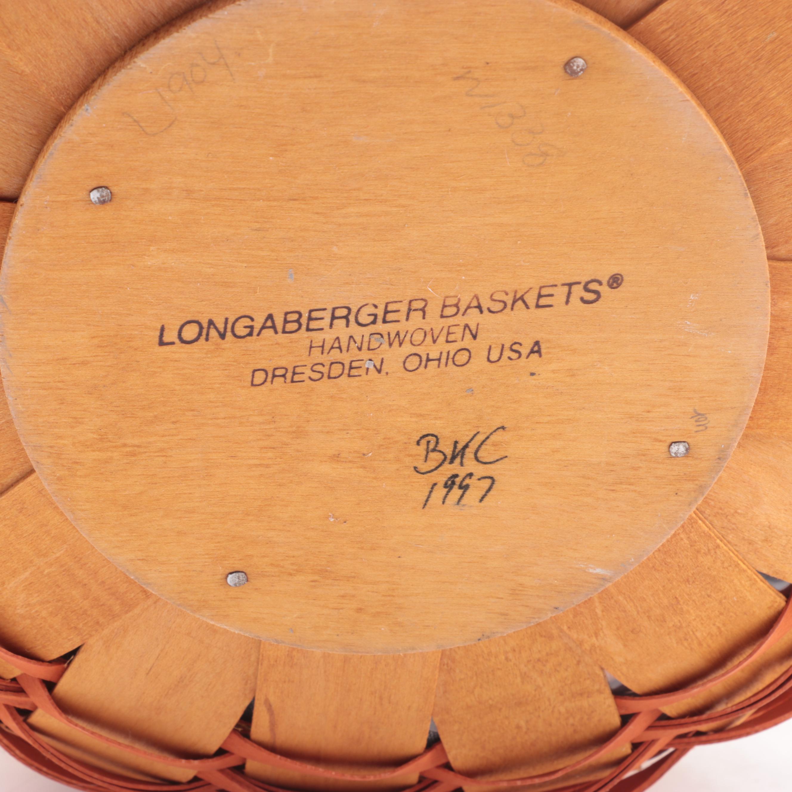 Longaberger Halloween Baskets, 1996-1997