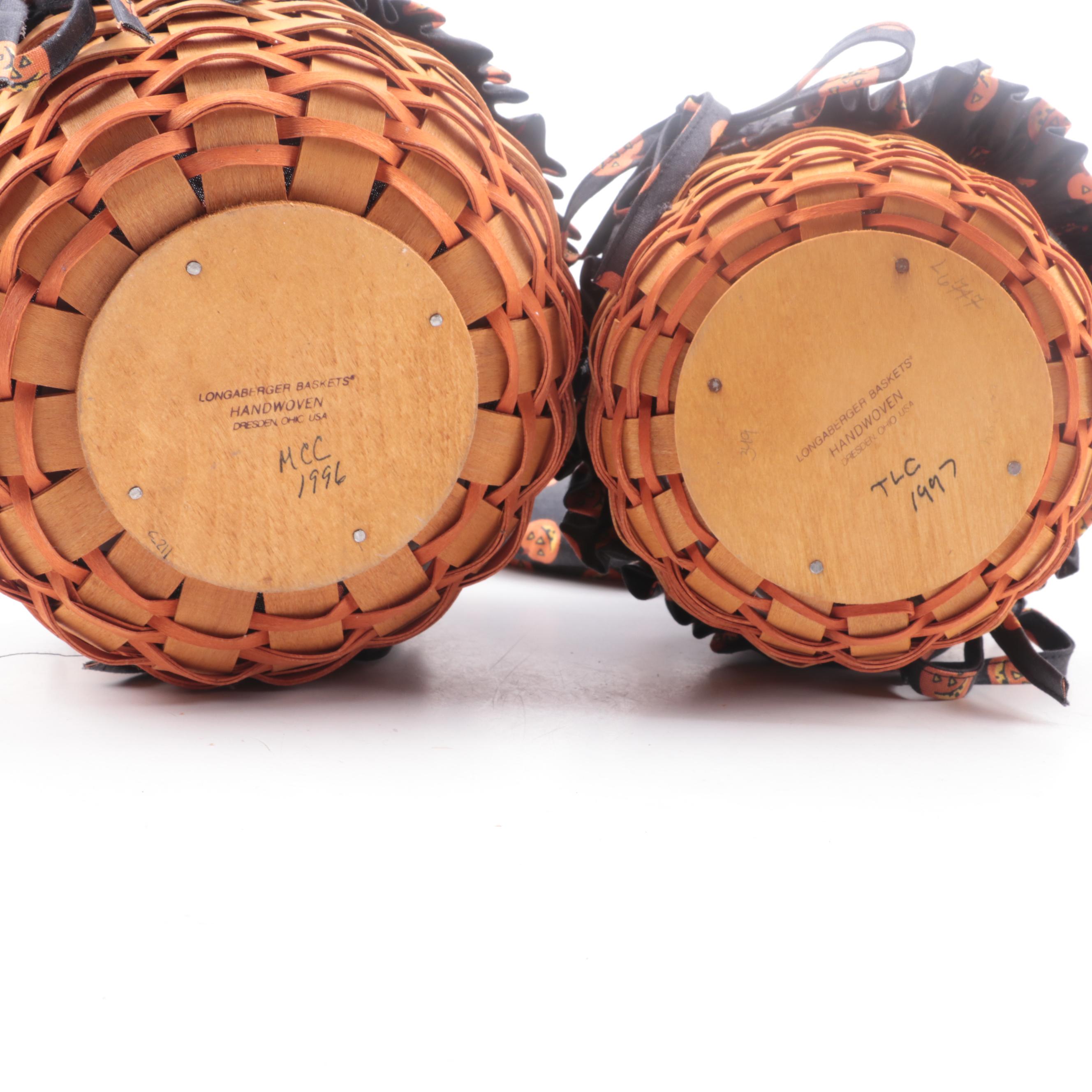 Longaberger Halloween Baskets, 1996-1997