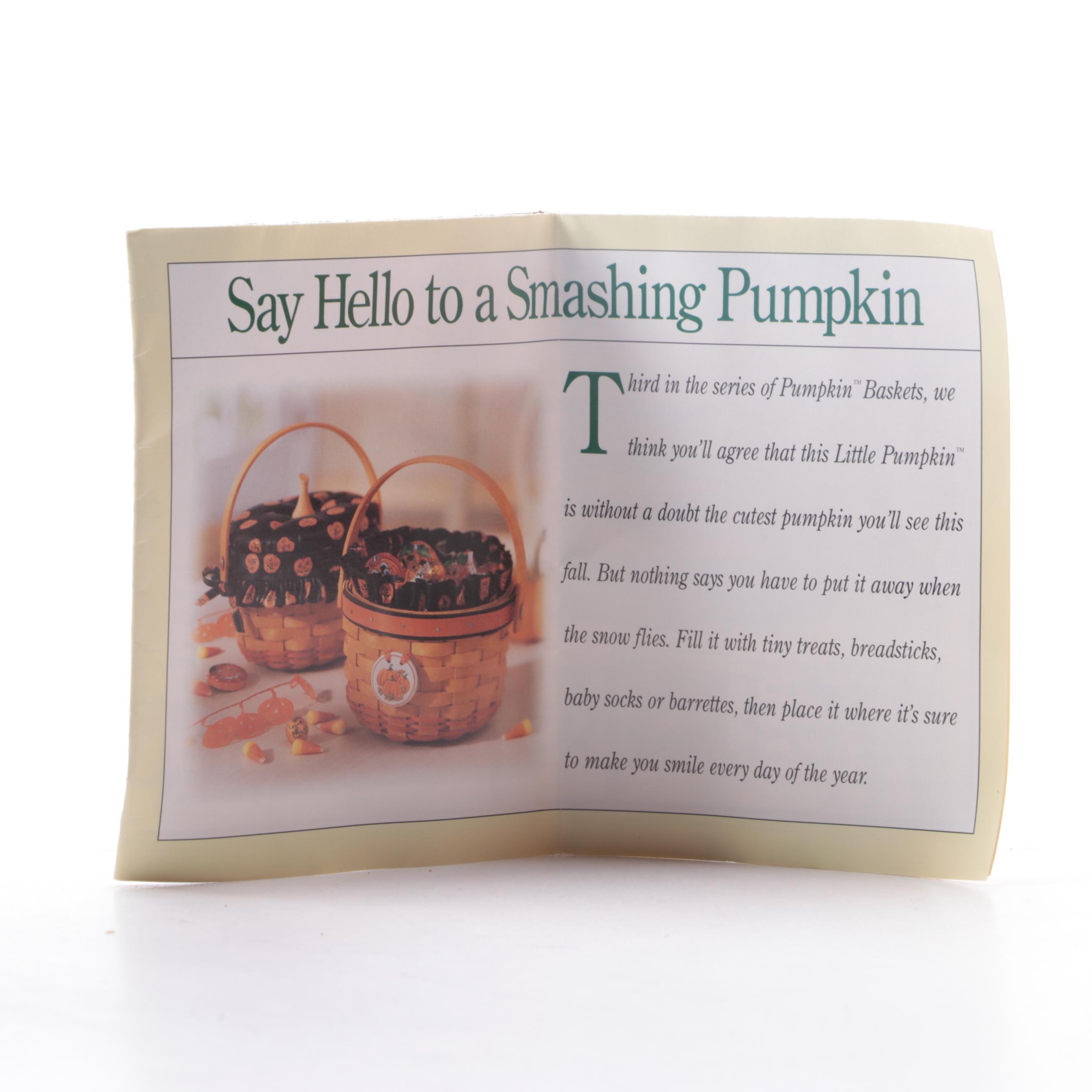 Longaberger Halloween Baskets, 1996-1997