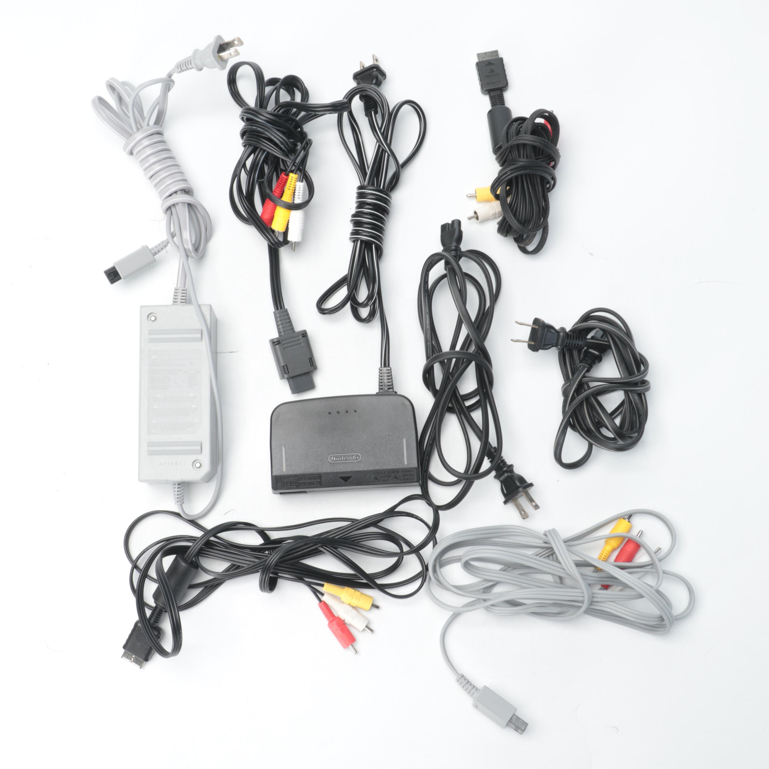 Nintedo 64, Wii, PlayStation, and PlayStation 2 Consoles with "Super Mario 64"