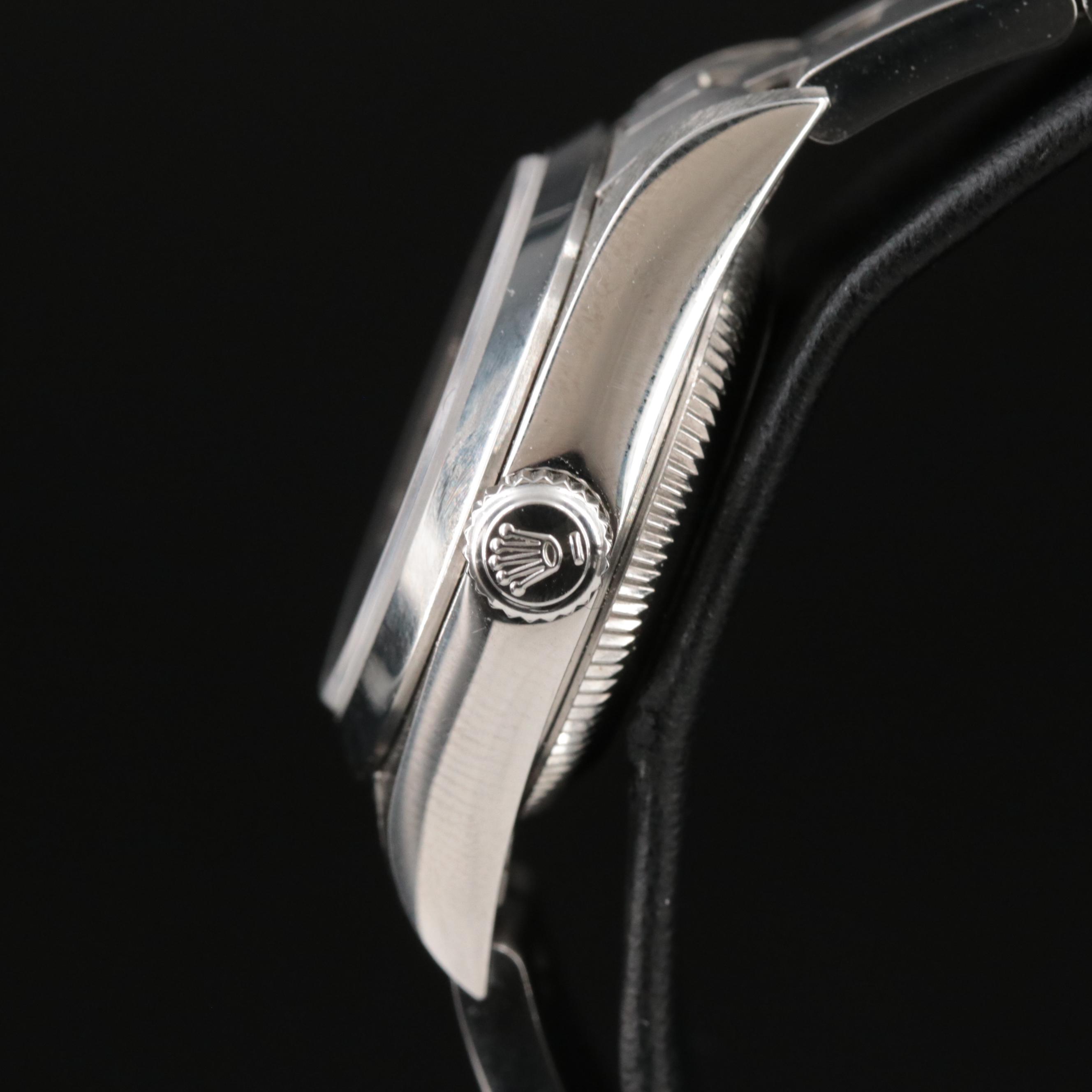 1999 Rolex Oyster Perpetual Blue Dial Watch