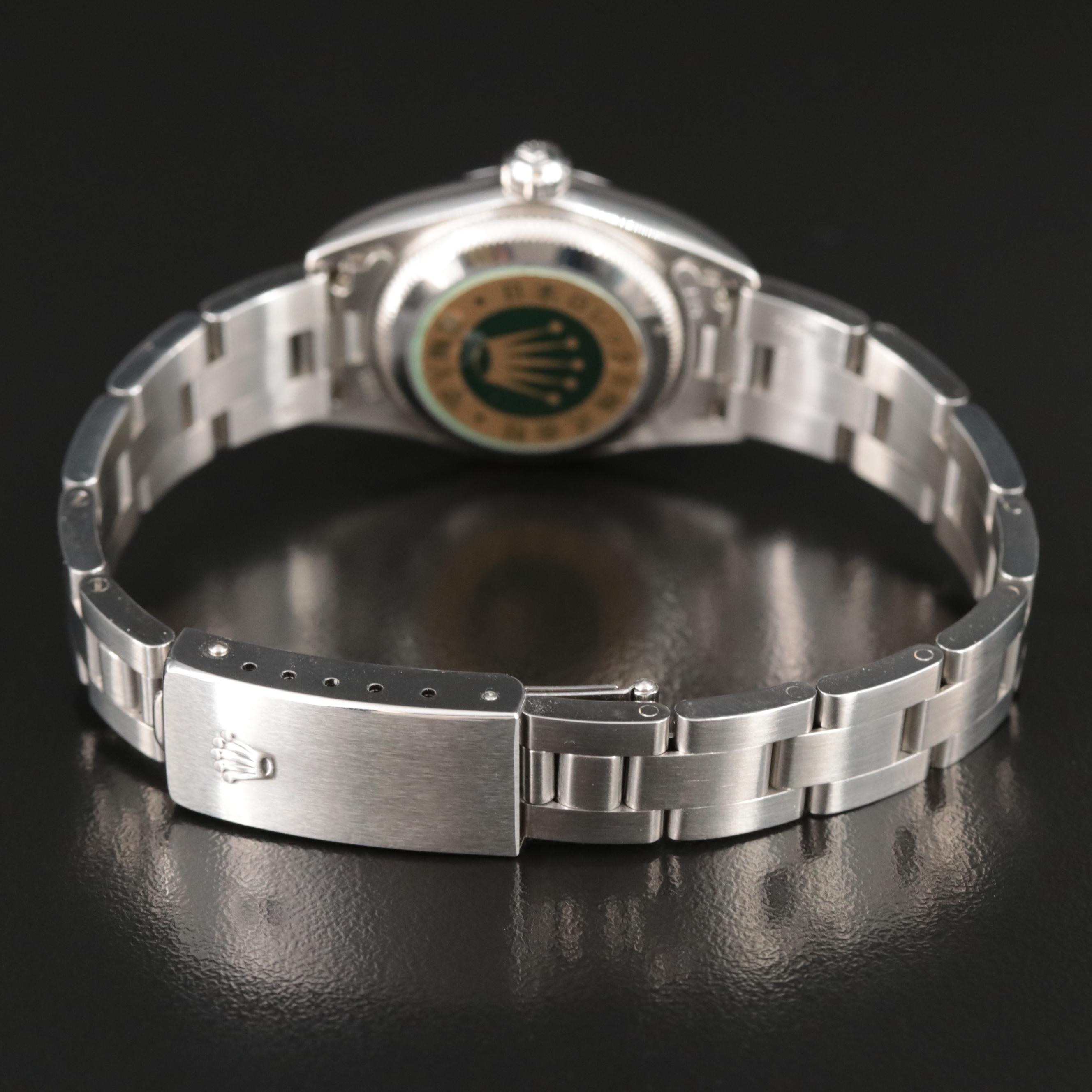 1999 Rolex Oyster Perpetual Blue Dial Watch