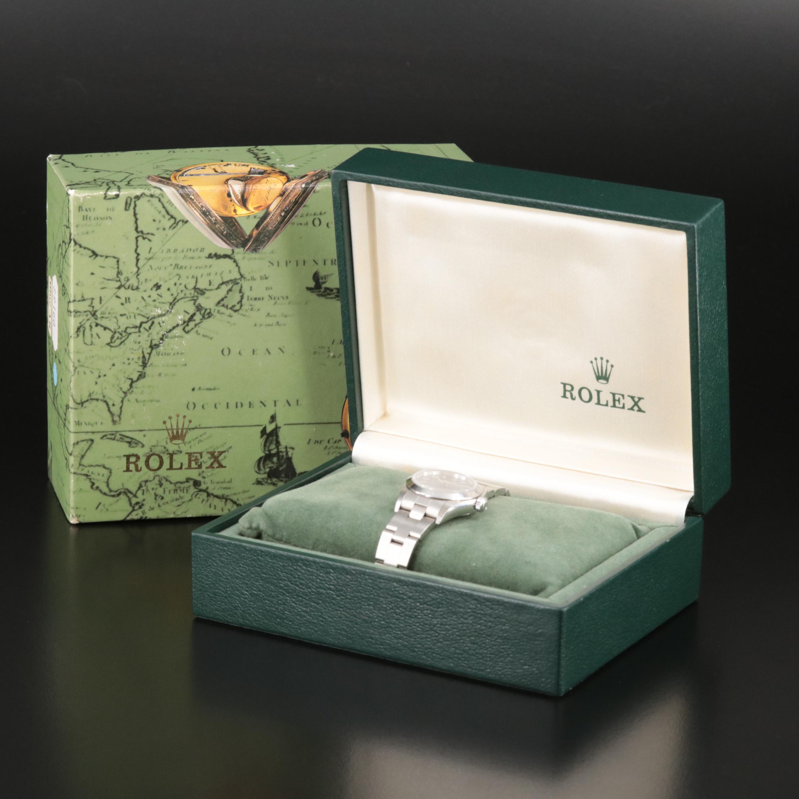 1999 Rolex Oyster Perpetual Blue Dial Watch