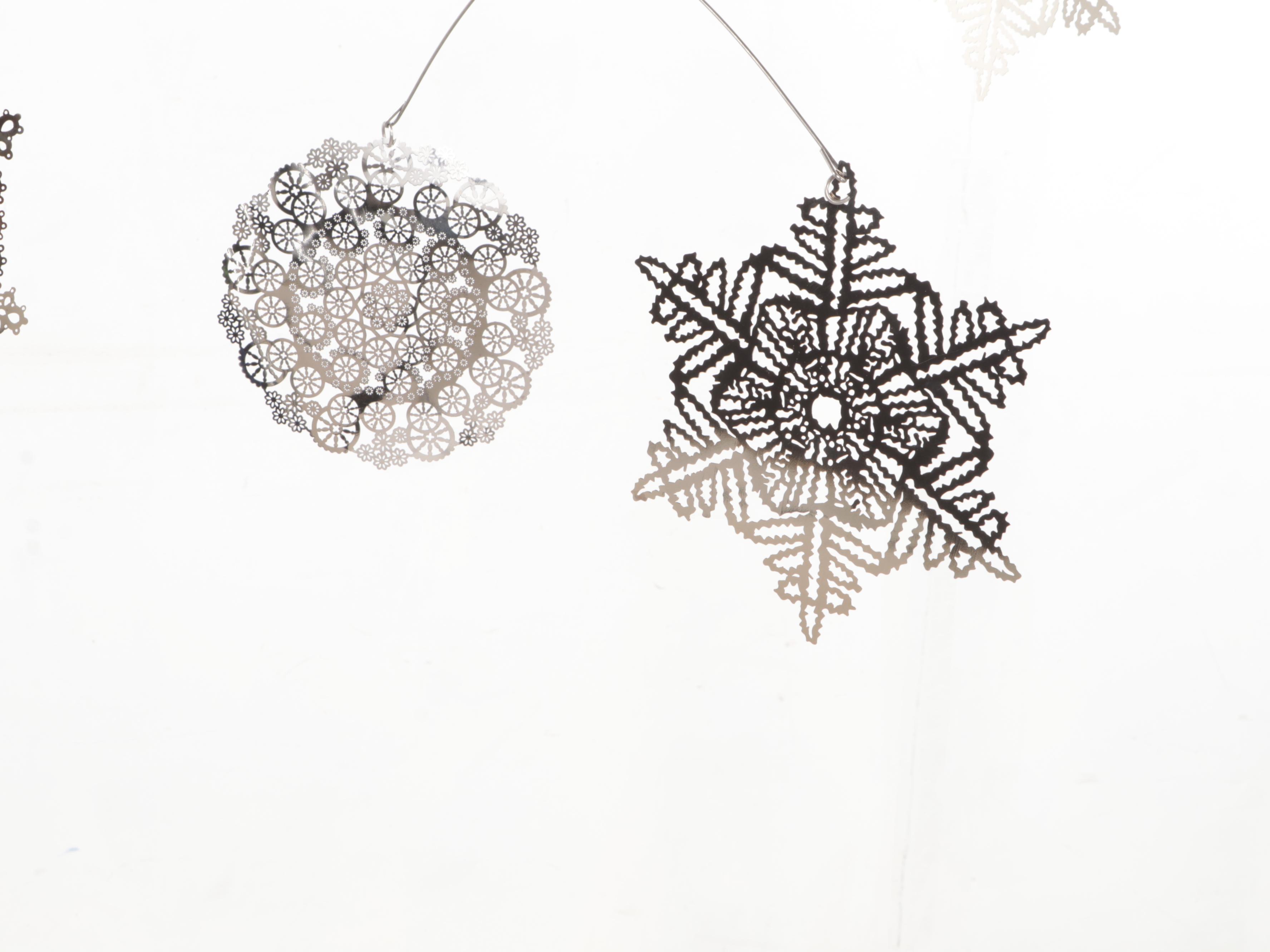 Crate & Barrel Snowflake Mobile
