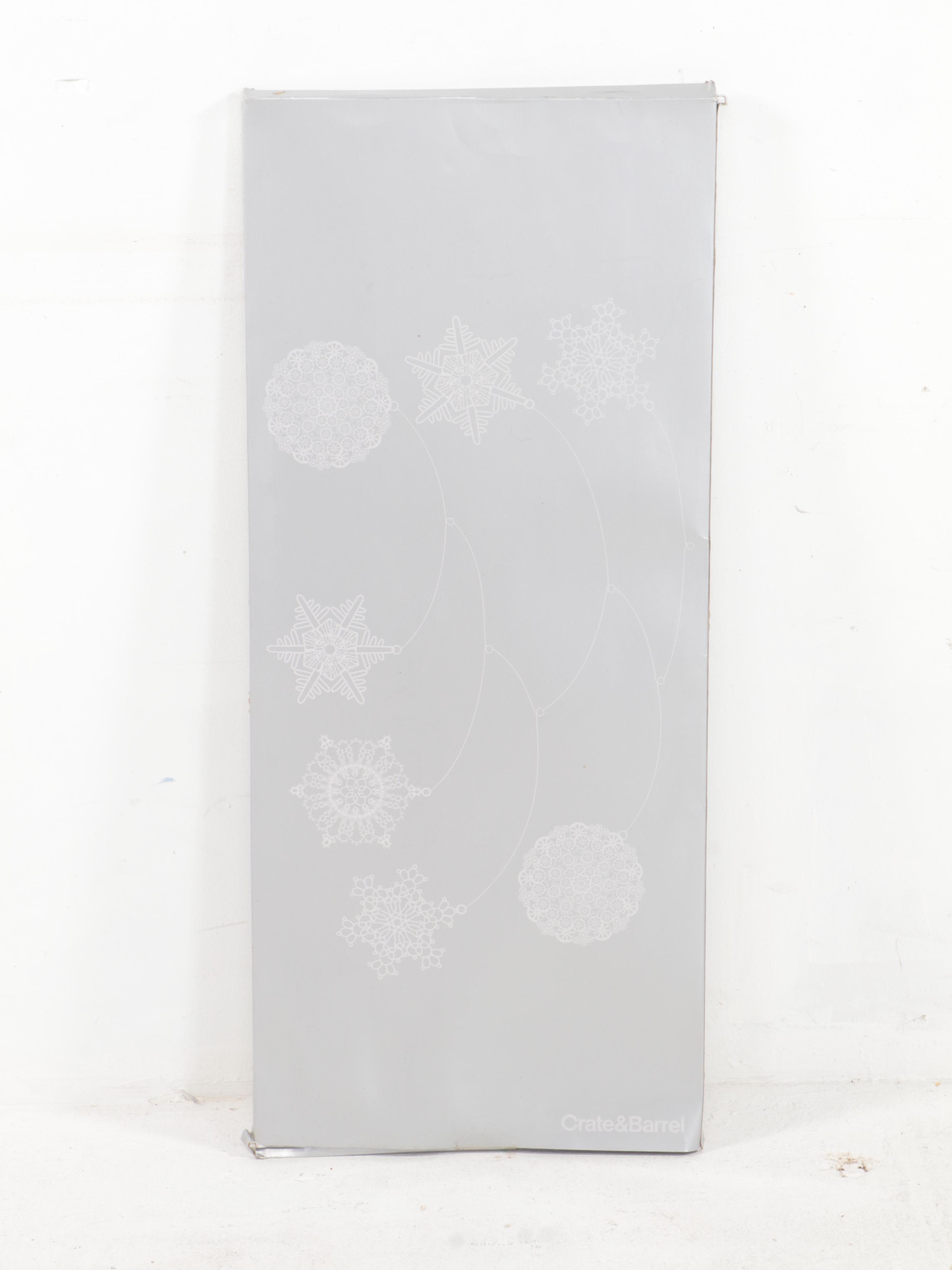 Crate & Barrel Snowflake Mobile