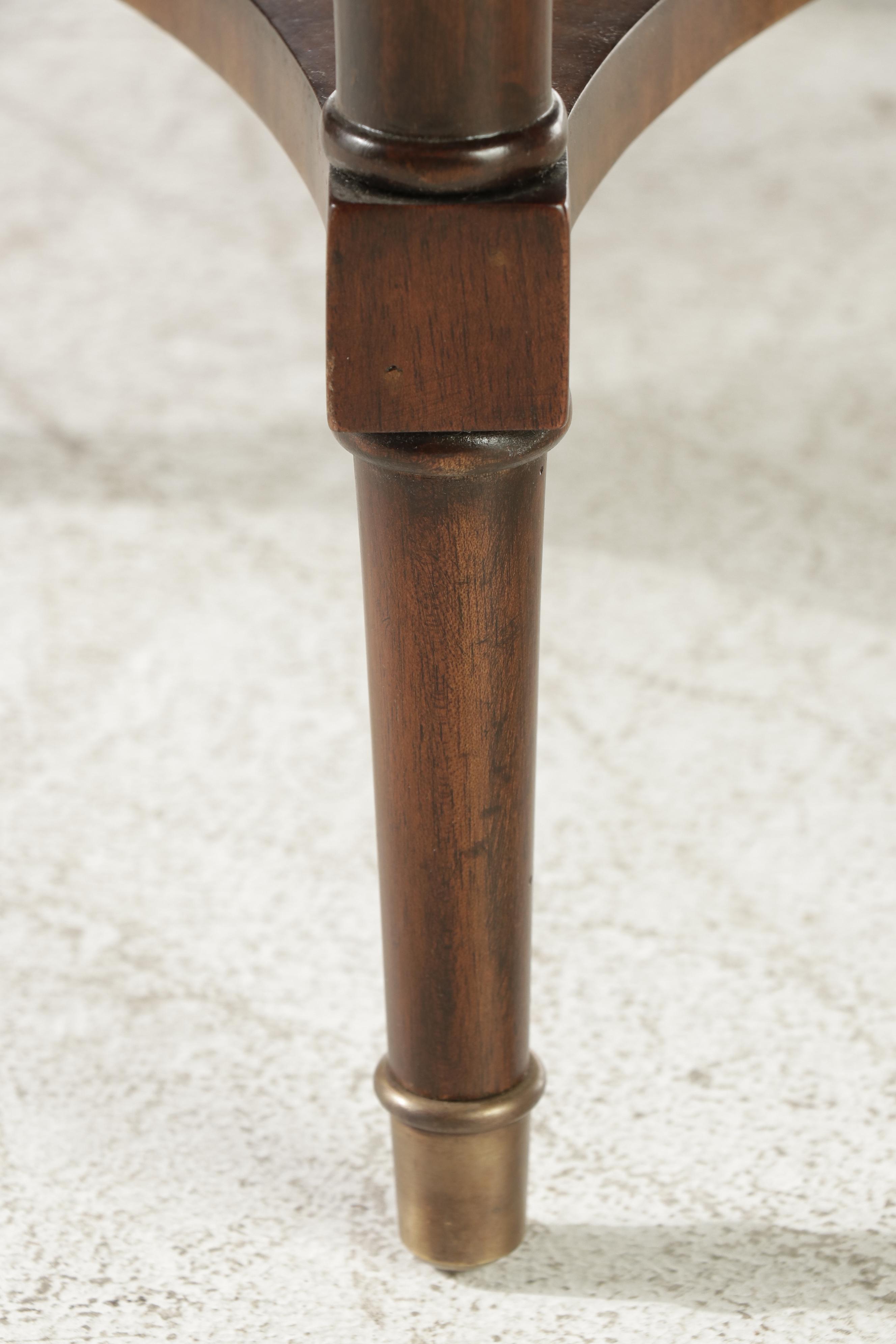 Heritage Home Group Federal Style Mahogany Tray-Top Side Table