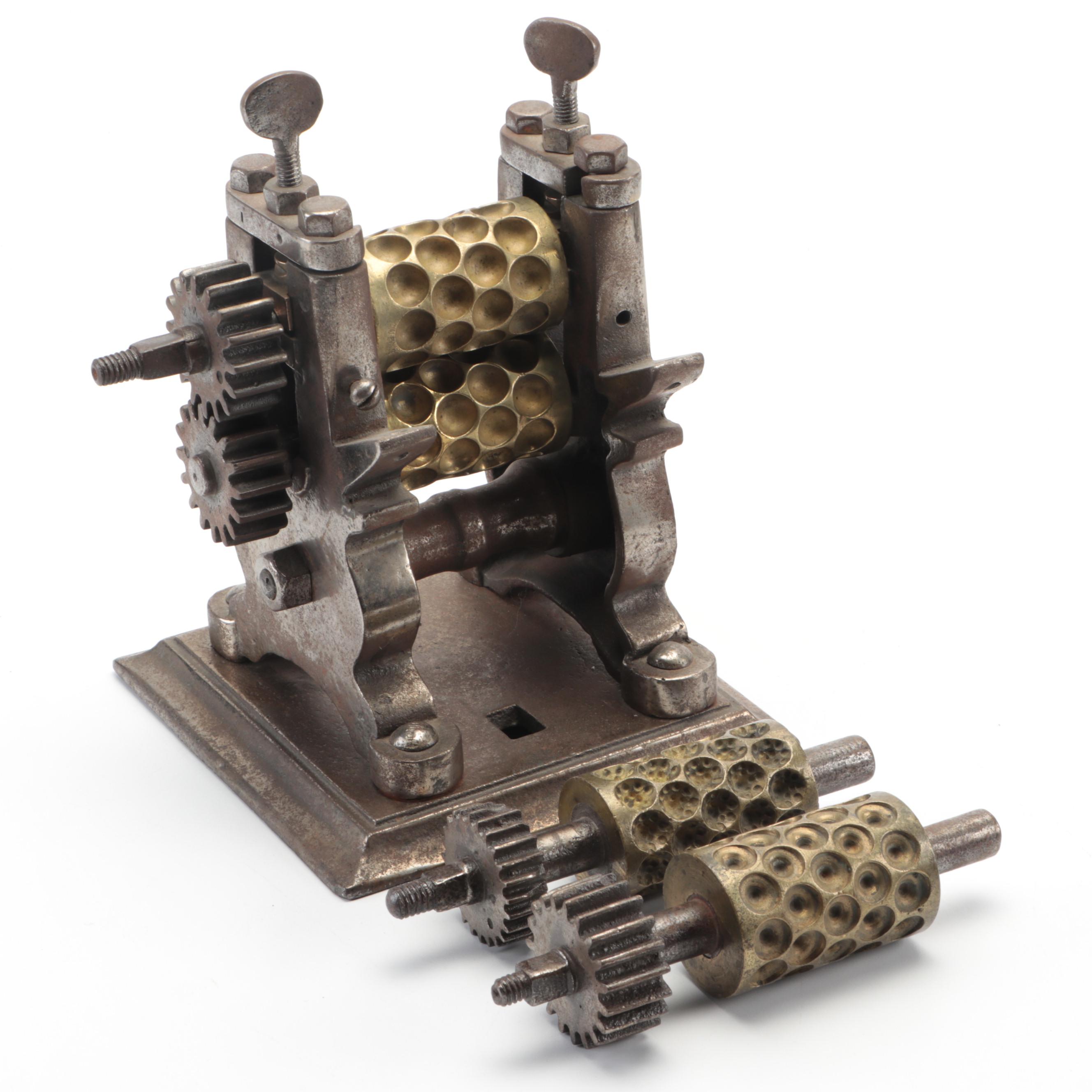 Die-Roll Candy Mechanical Crank Machine With Extra Rollers