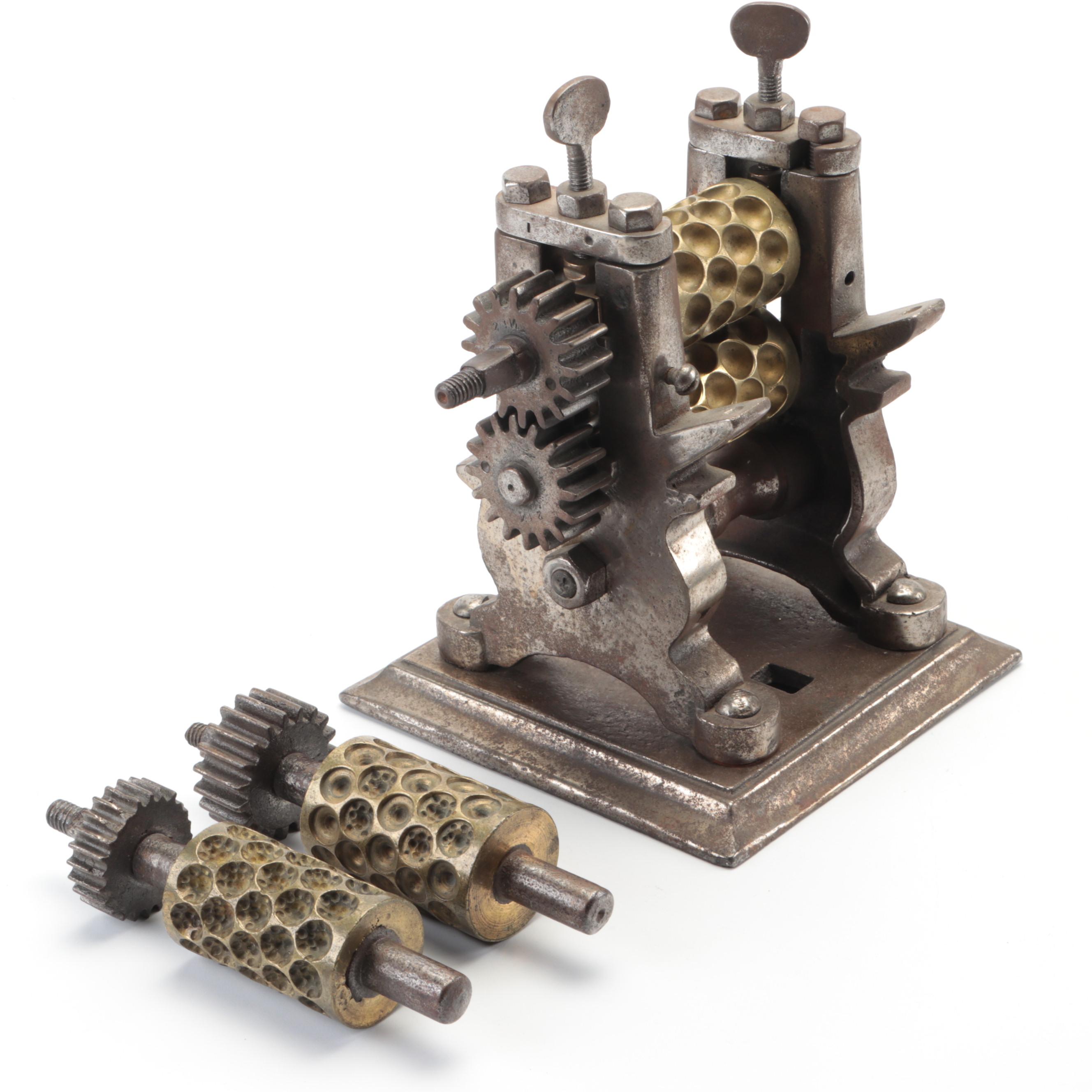 Die-Roll Candy Mechanical Crank Machine With Extra Rollers