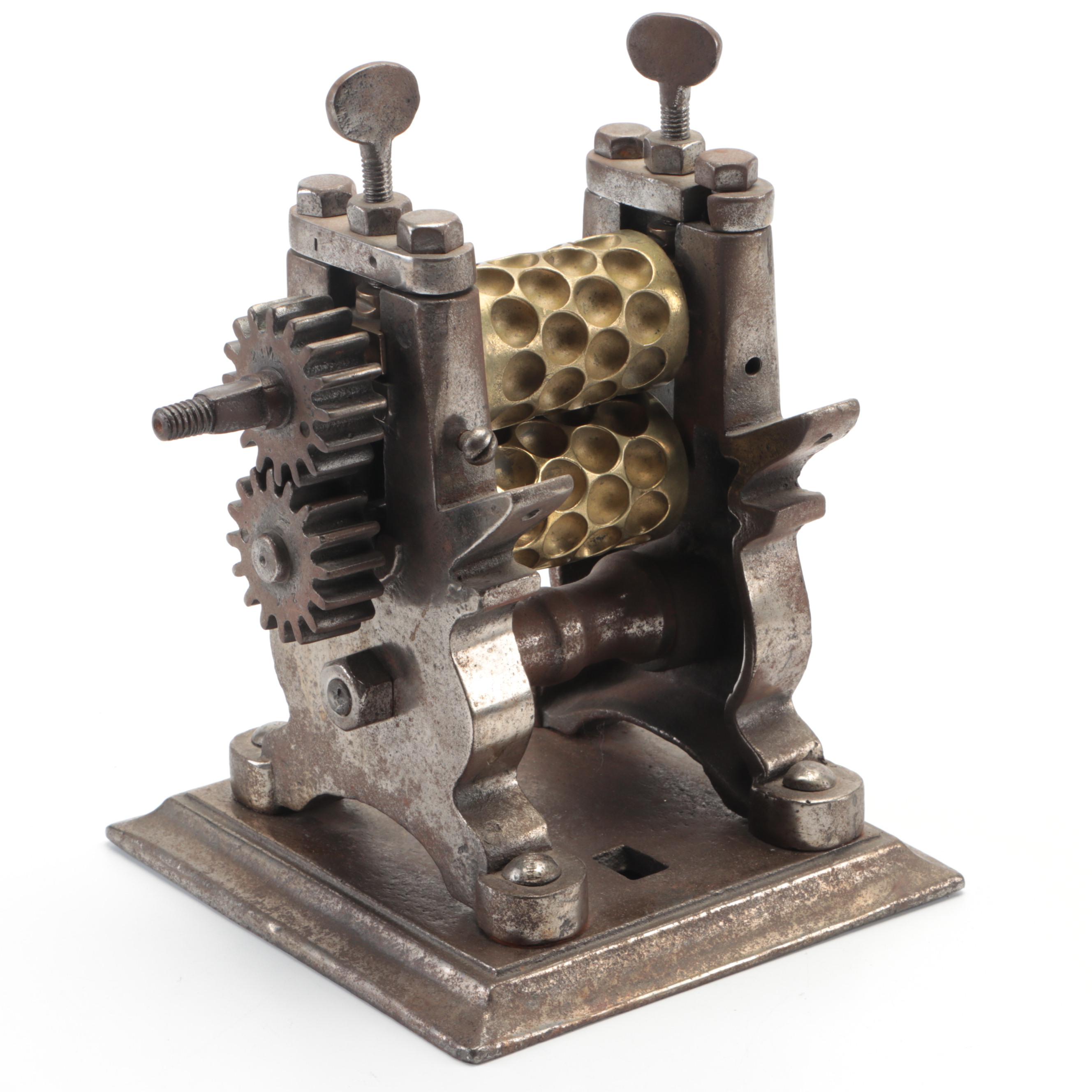 Die-Roll Candy Mechanical Crank Machine With Extra Rollers