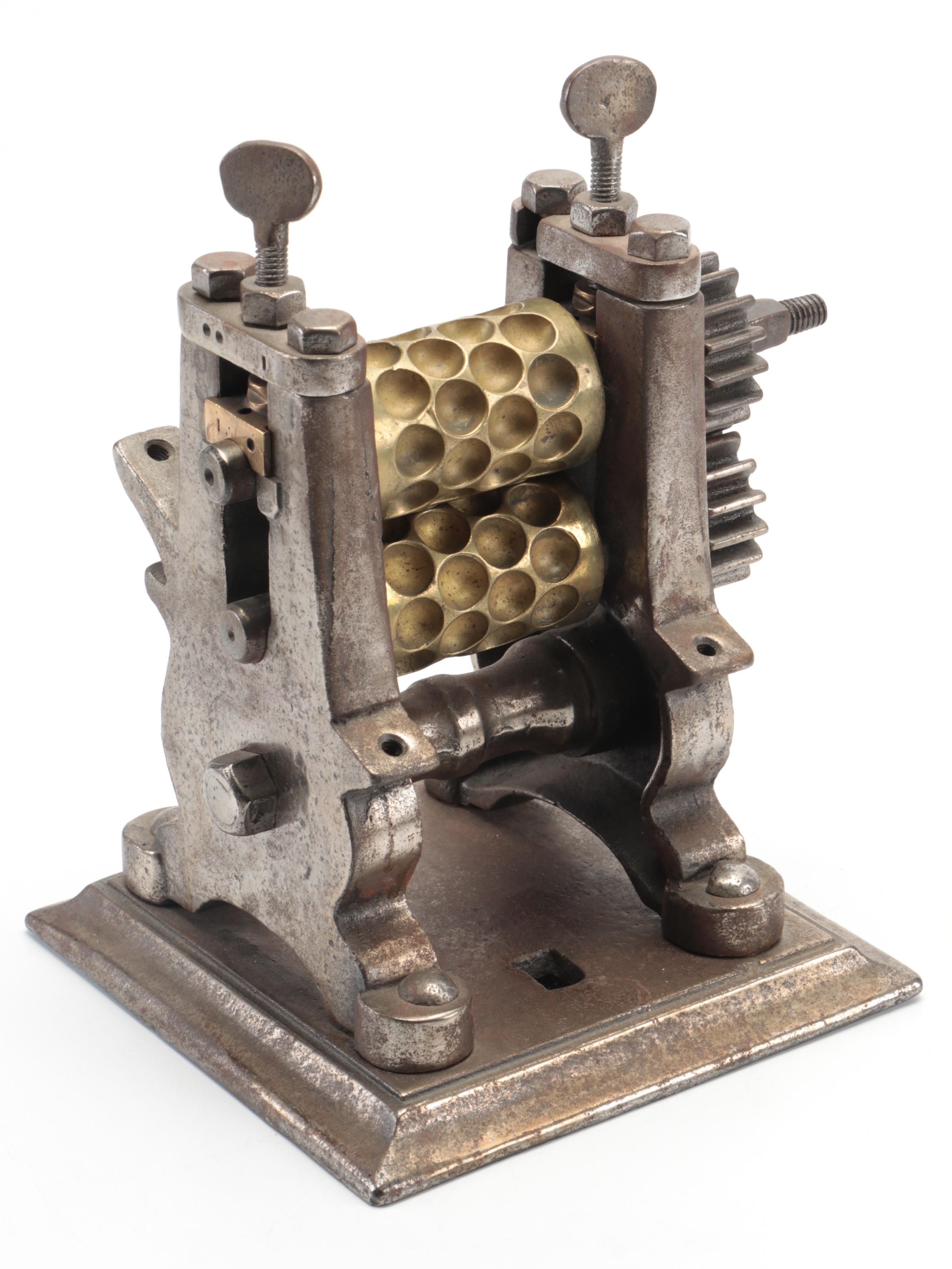 Die-Roll Candy Mechanical Crank Machine With Extra Rollers