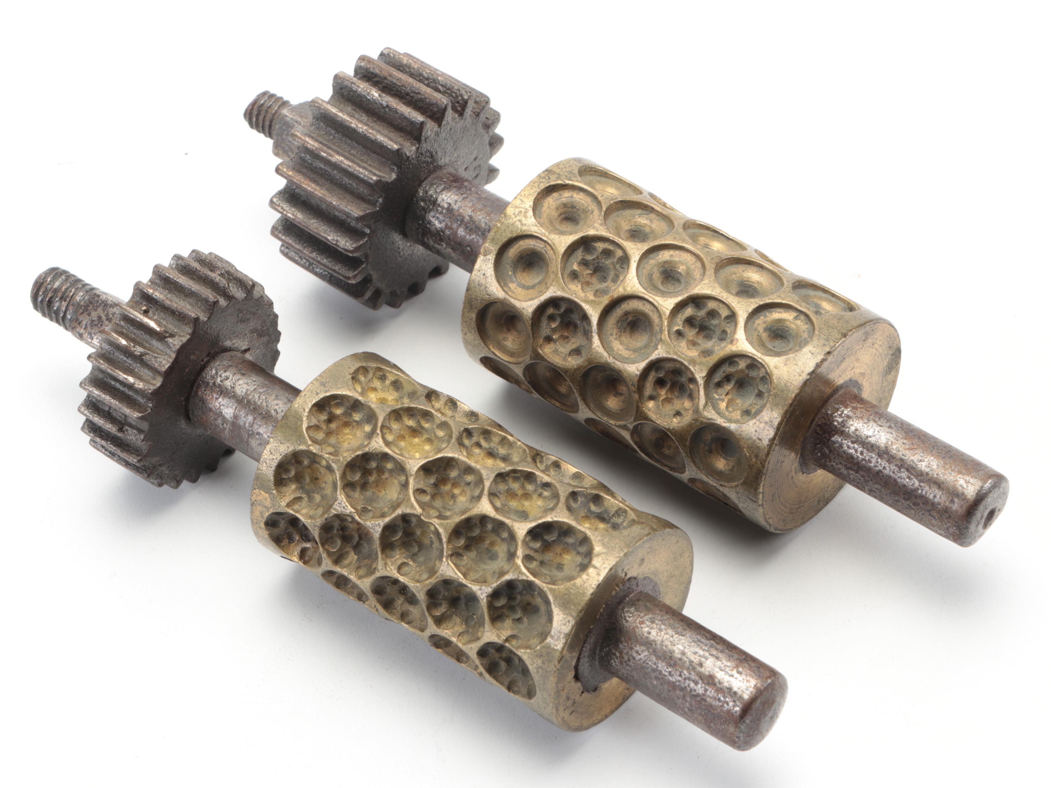 Die-Roll Candy Mechanical Crank Machine With Extra Rollers