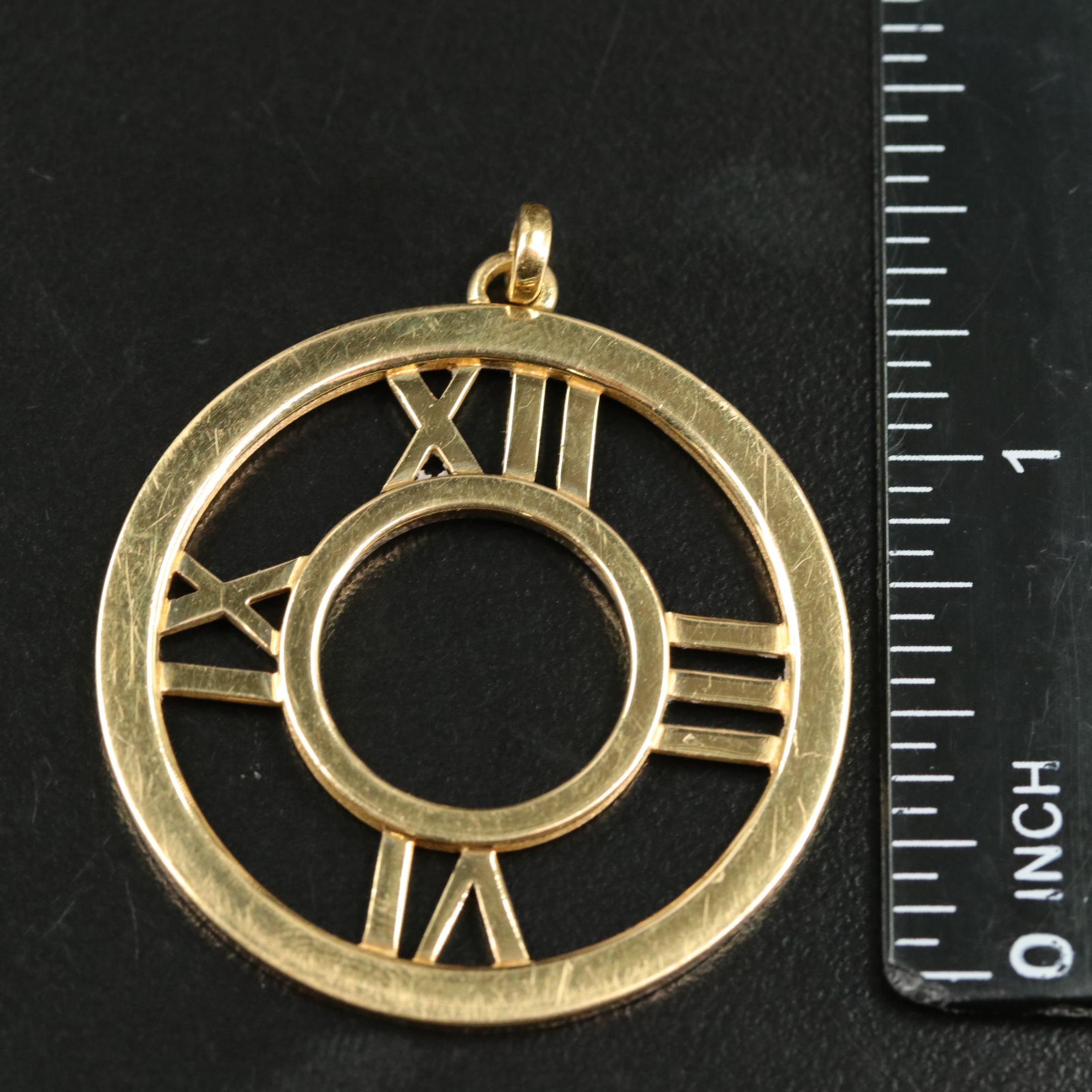 Tiffany & Co. 2003 18K Atlas Pendant