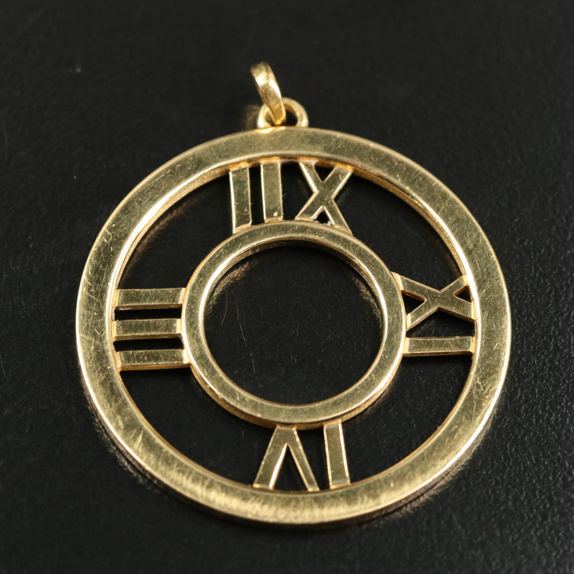 Tiffany & Co. 2003 18K Atlas Pendant