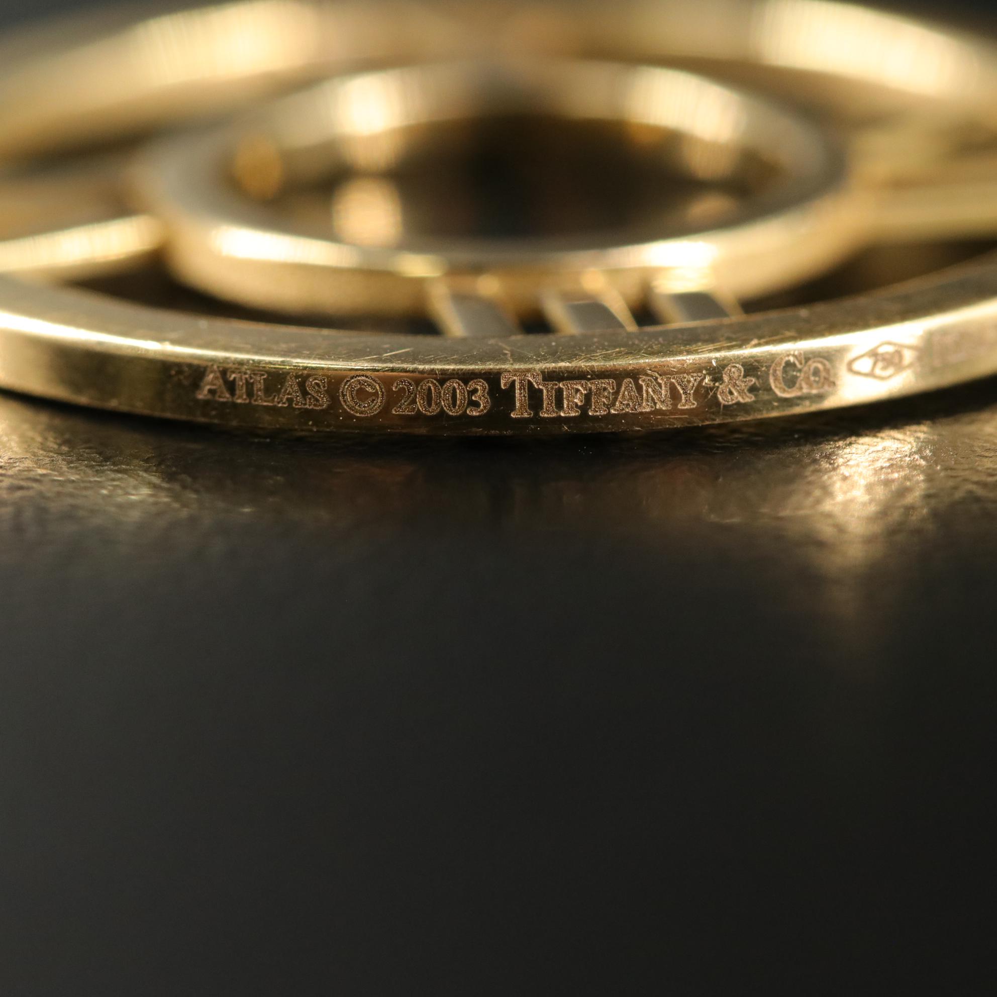 Tiffany & Co. 2003 18K Atlas Pendant