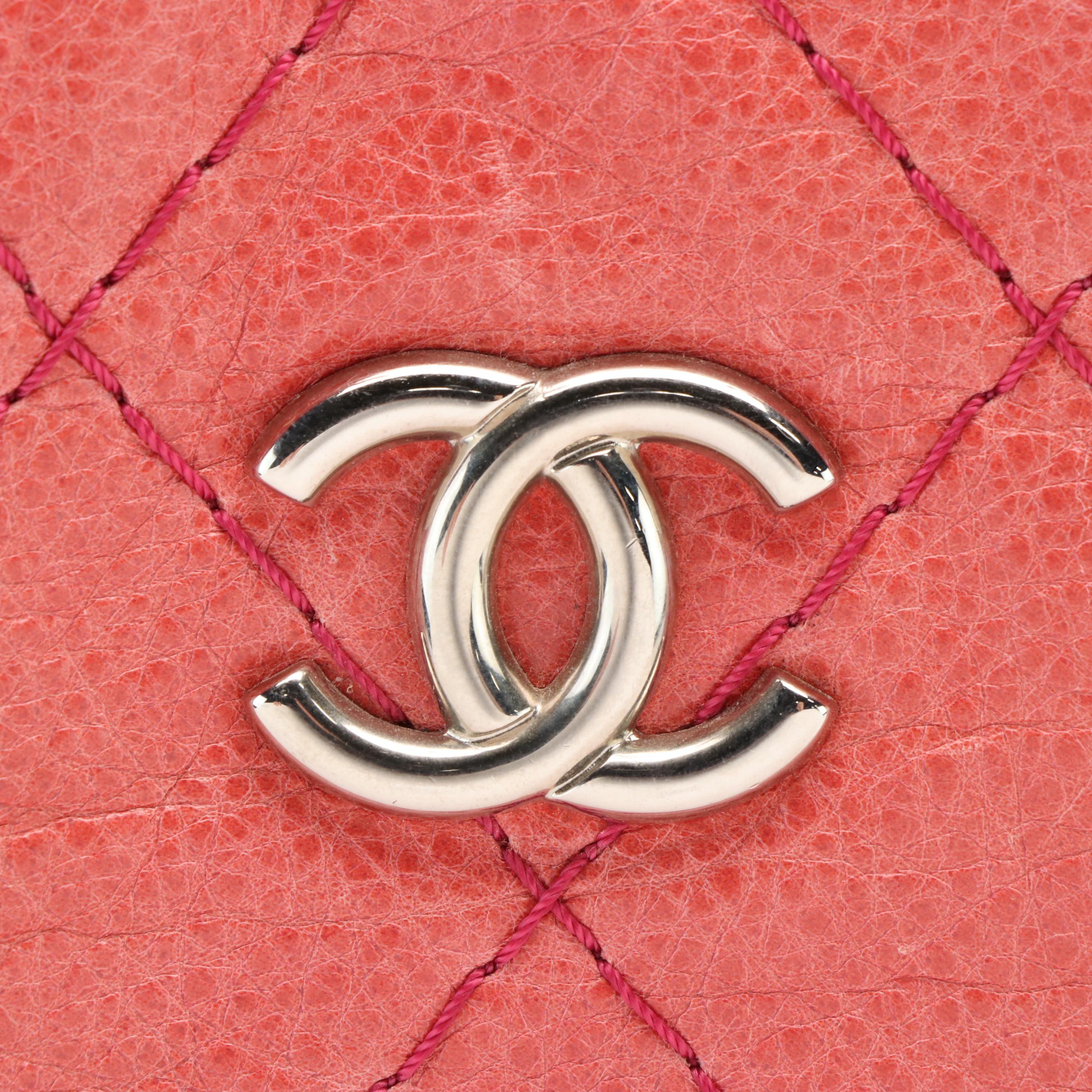 Chanel "On The Road" Glazed Calfskin Tote