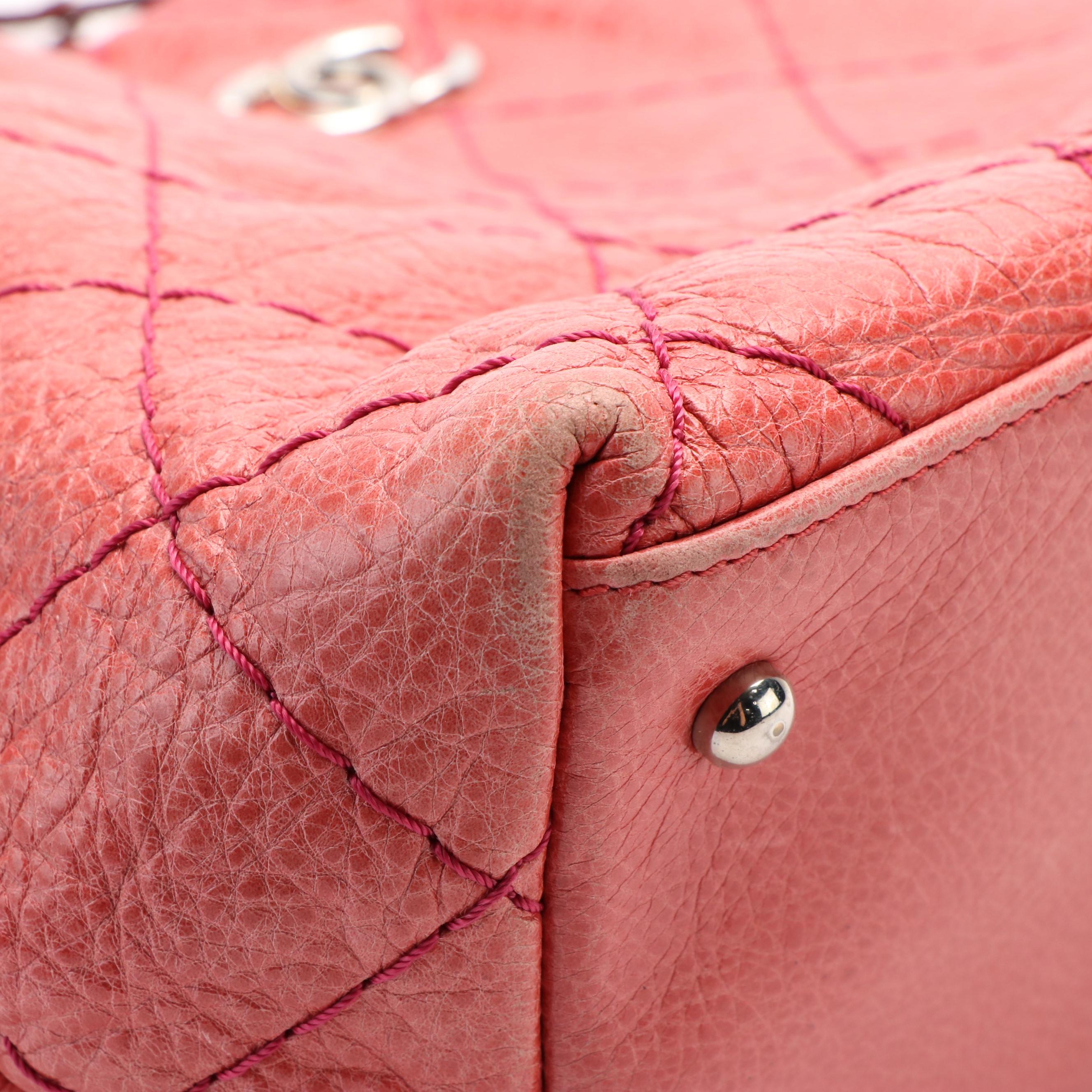 Chanel "On The Road" Glazed Calfskin Tote