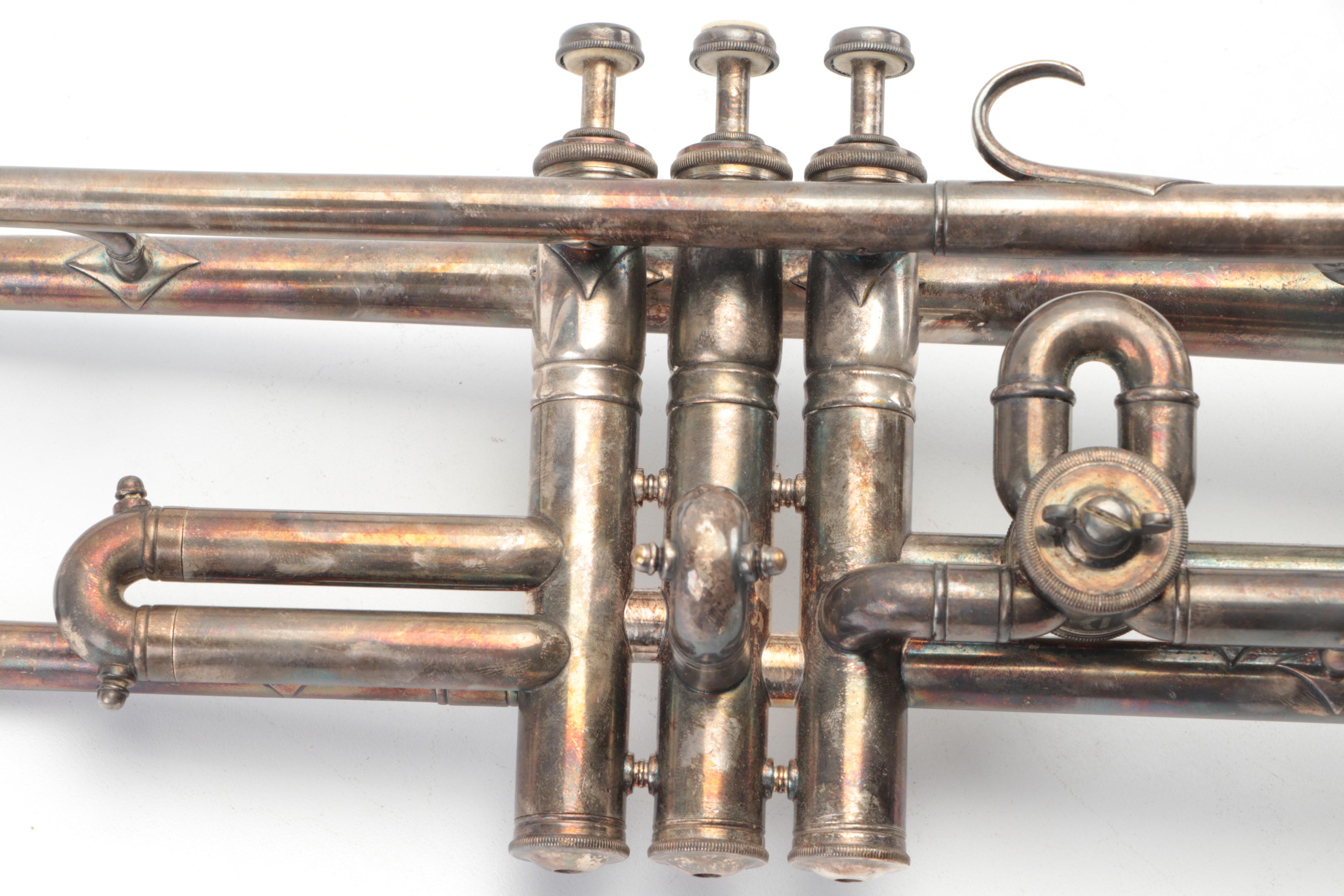 Besson & Co. Prototype Bb/A Trumpet with Case, Early/ Mid-20th Century
