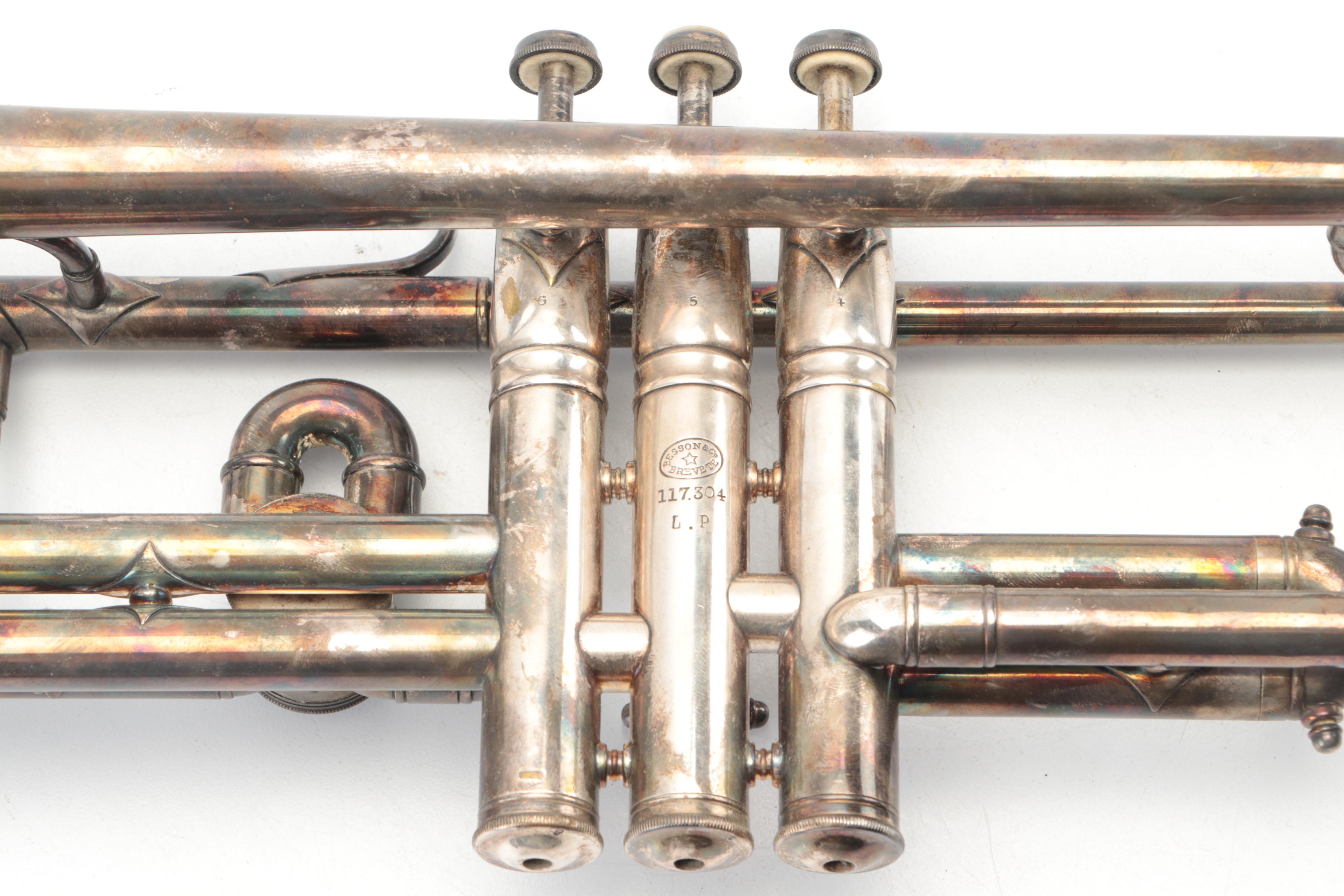 Besson & Co. Prototype Bb/A Trumpet with Case, Early/ Mid-20th Century