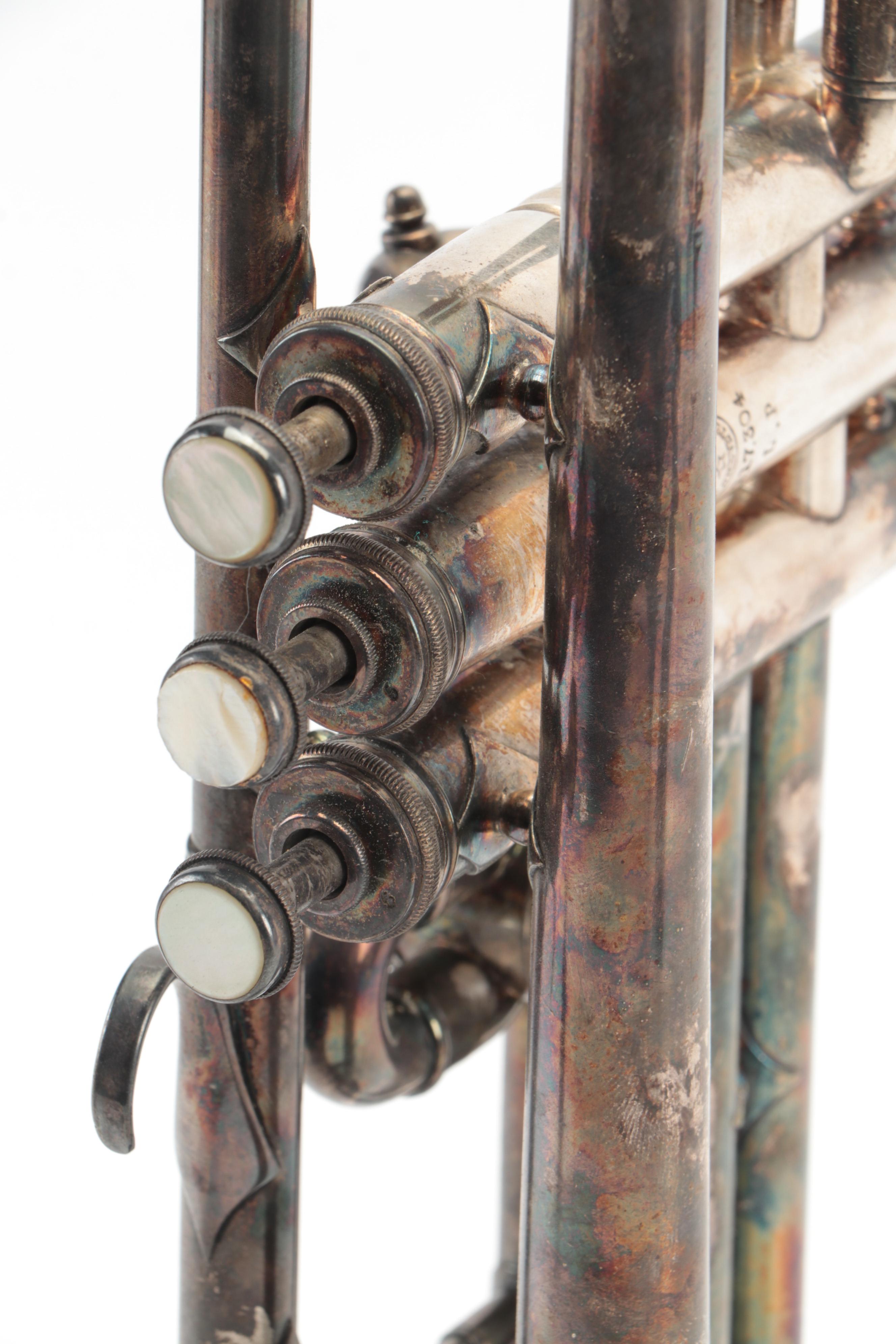 Besson & Co. Prototype Bb/A Trumpet with Case, Early/ Mid-20th Century