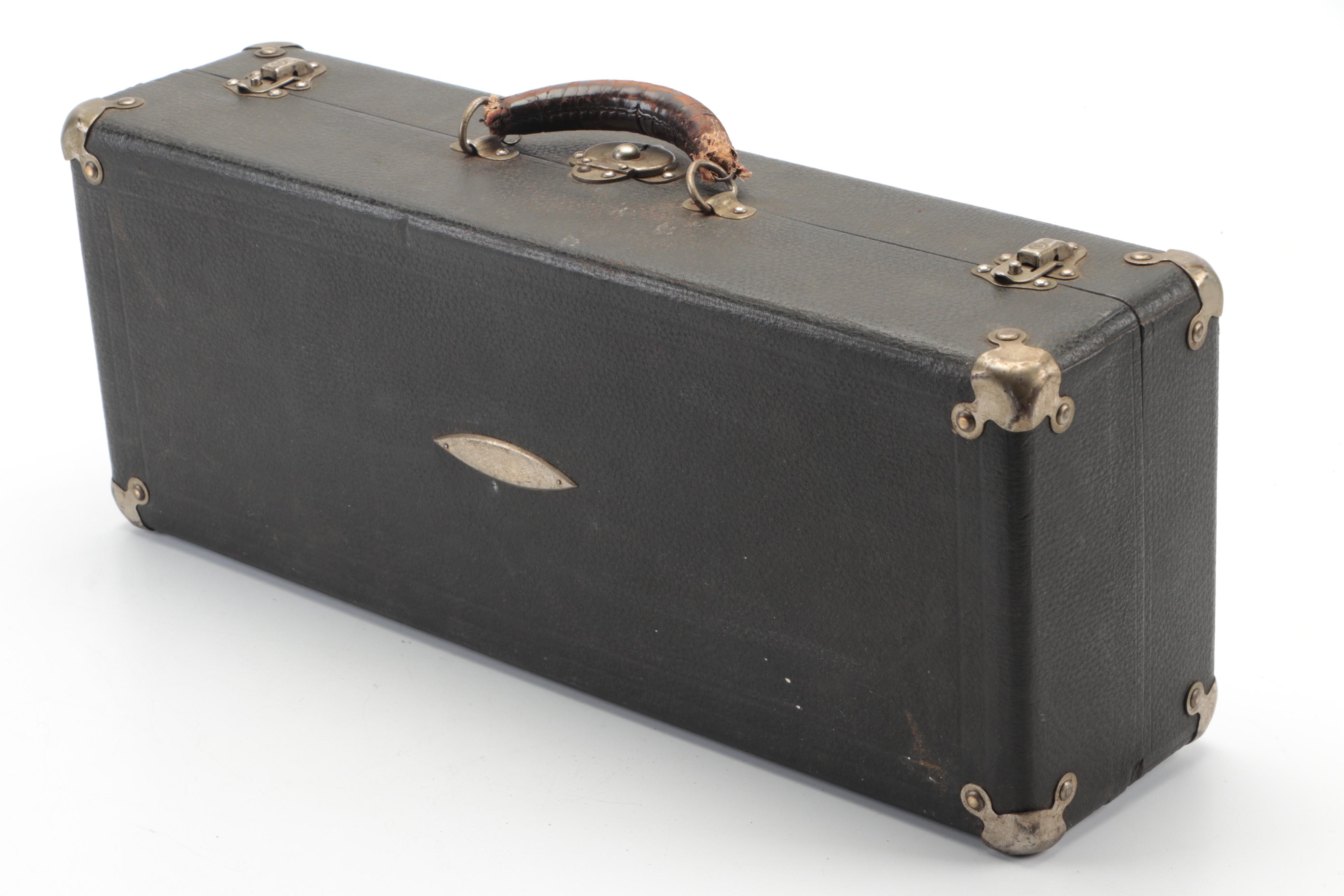 Besson & Co. Prototype Bb/A Trumpet with Case, Early/ Mid-20th Century