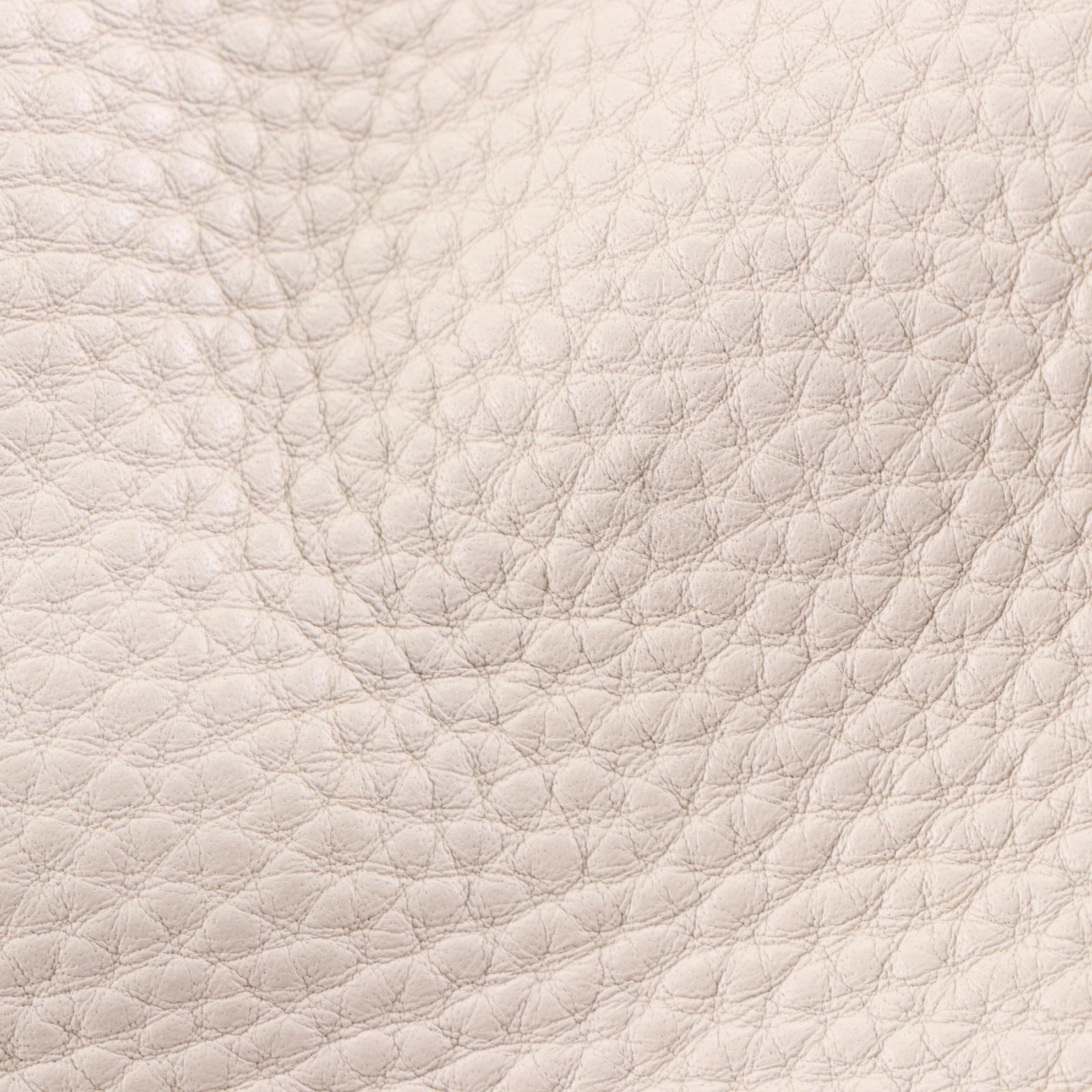 Prada Medium Tote BN2534 in Talco Vitello Daino Leather